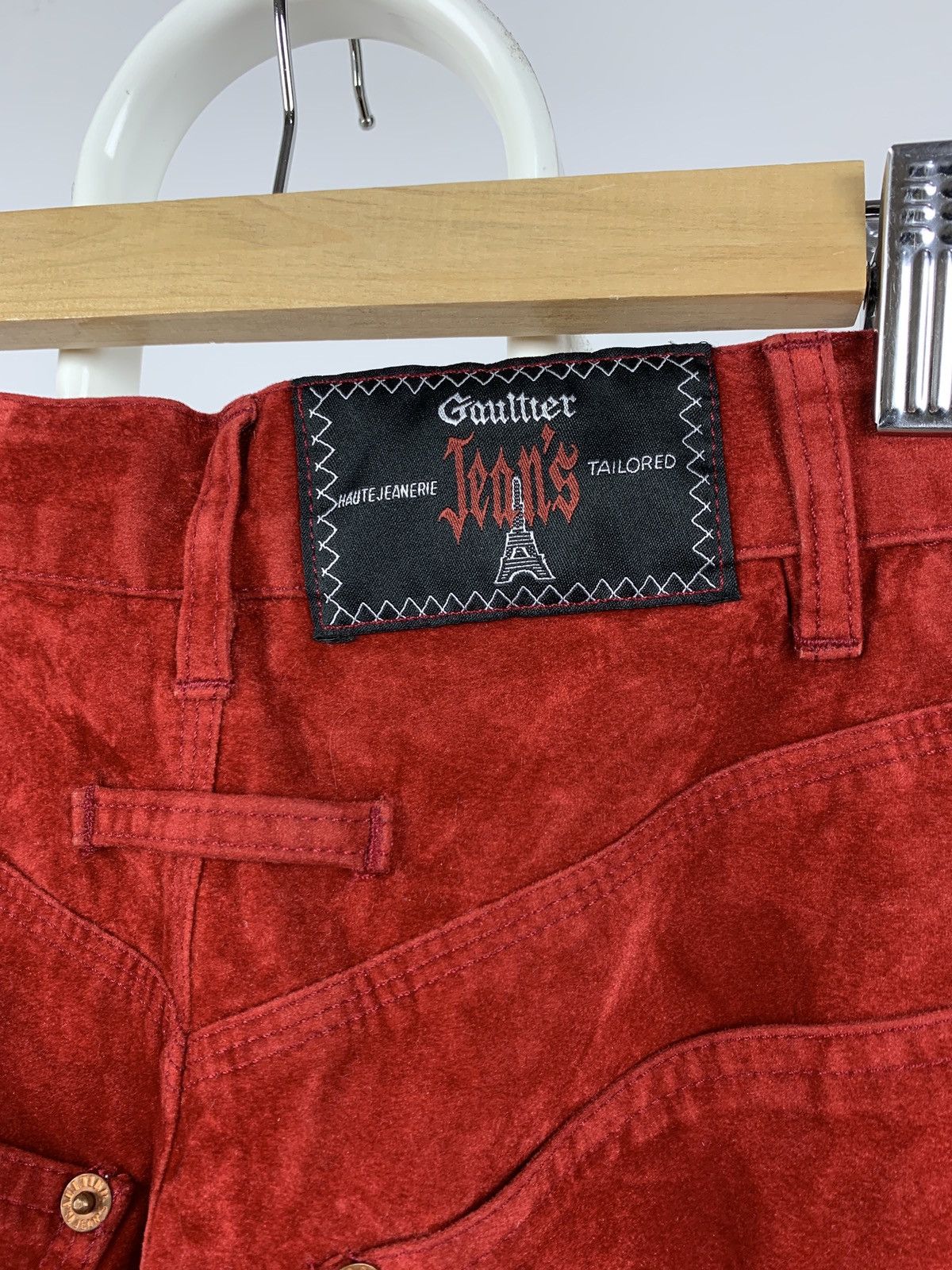 Jean Paul Gaultier Vintage Jean Paul Gaultier Jeans Velours Pants Size 25" / US 0 / IT 36 - 6 Thumbnail
