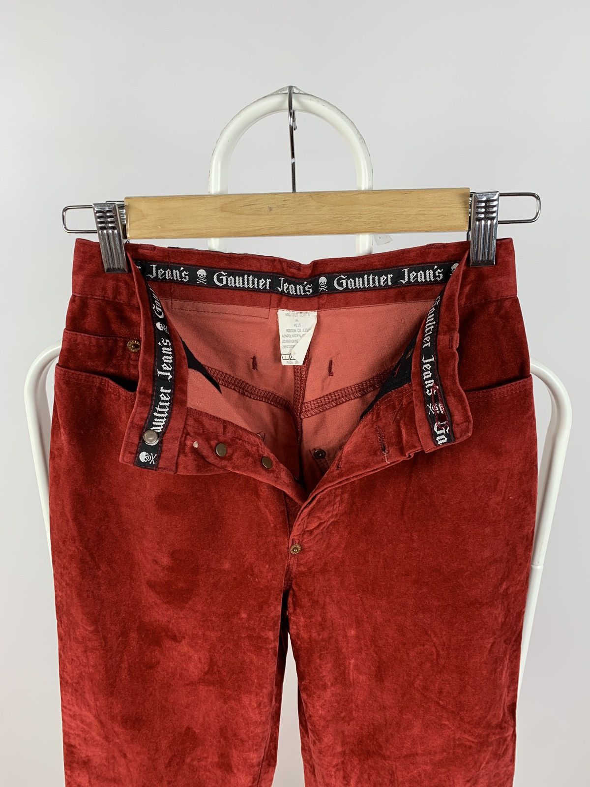 Jean Paul Gaultier Vintage Jean Paul Gaultier Jeans Velours Pants Size 25" / US 0 / IT 36 - 15 Thumbnail