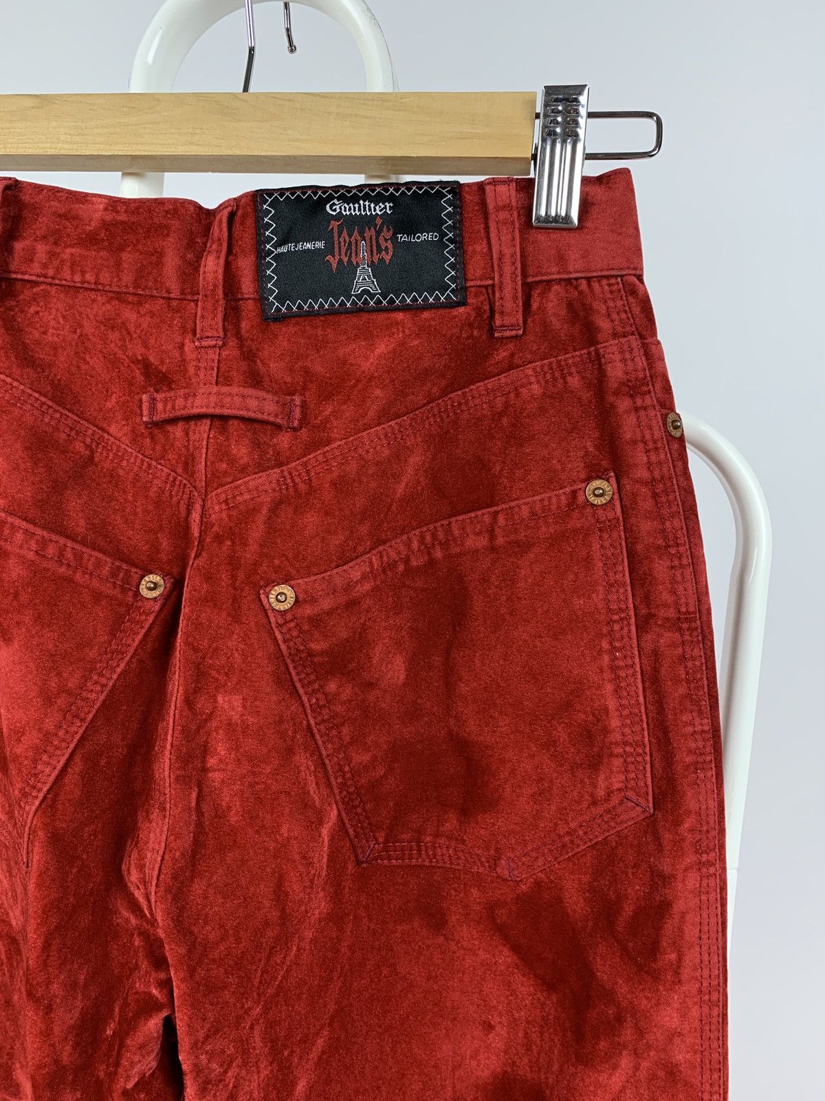 Jean Paul Gaultier Vintage Jean Paul Gaultier Jeans Velours Pants Size 25" / US 0 / IT 36 - 4 Thumbnail