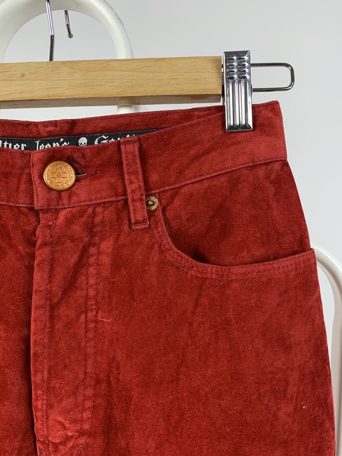 Jean Paul Gaultier Vintage Jean Paul Gaultier Jeans Velours Pants Size 25" / US 0 / IT 36 - 13 Thumbnail