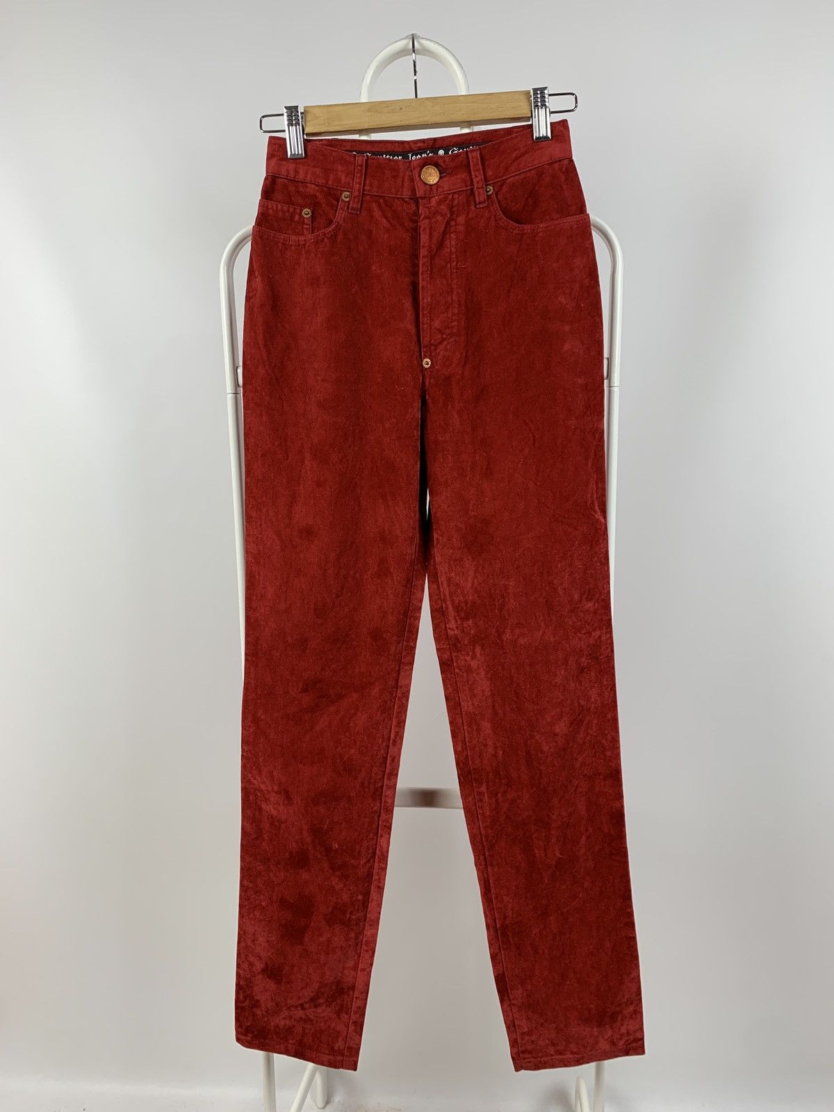 Jean Paul Gaultier Vintage Jean Paul Gaultier Jeans Velours Pants Size 25" / US 0 / IT 36 - 2 Thumbnail