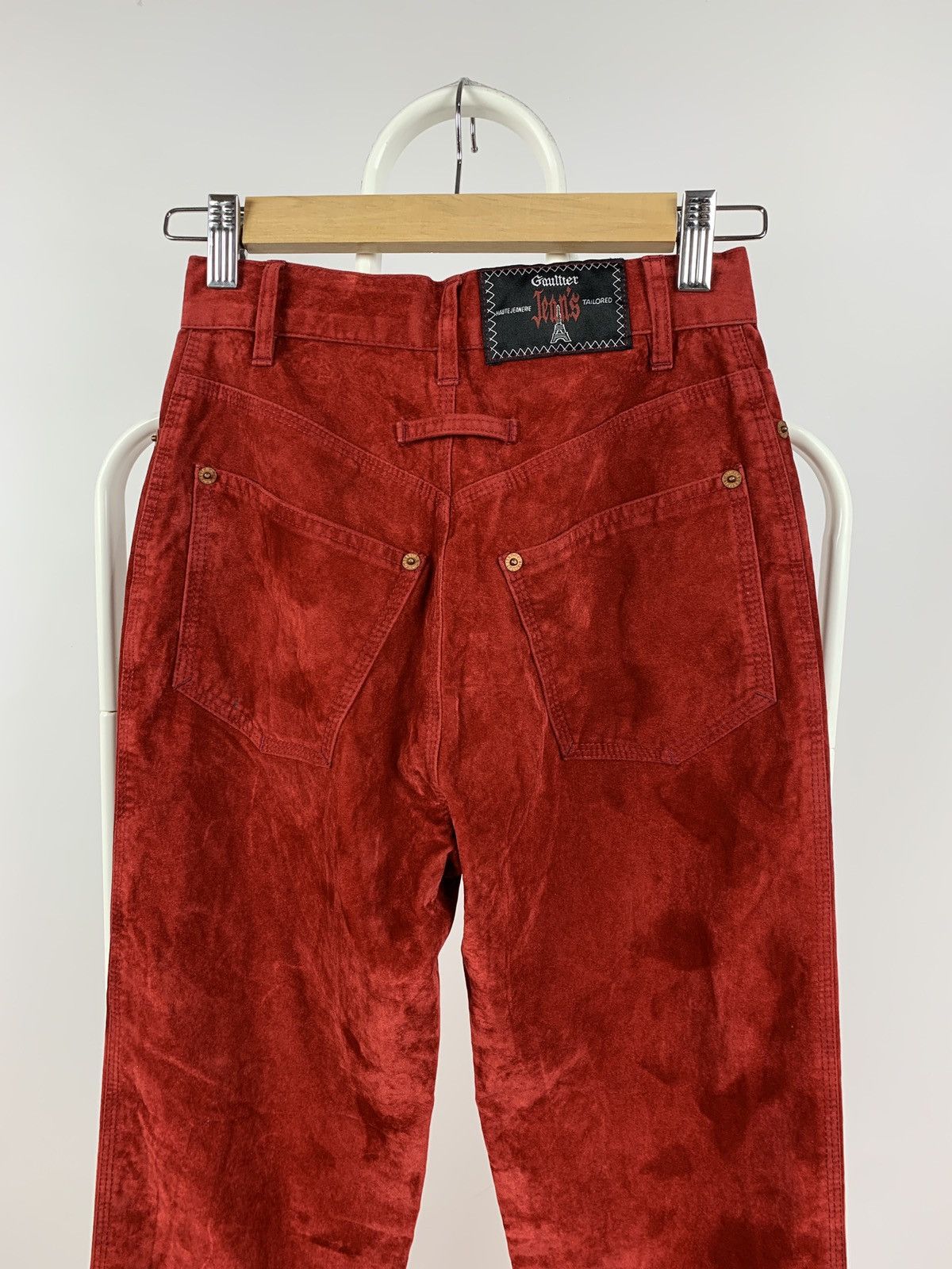 Jean Paul Gaultier Vintage Jean Paul Gaultier Jeans Velours Pants Size 25" / US 0 / IT 36 - 3 Thumbnail