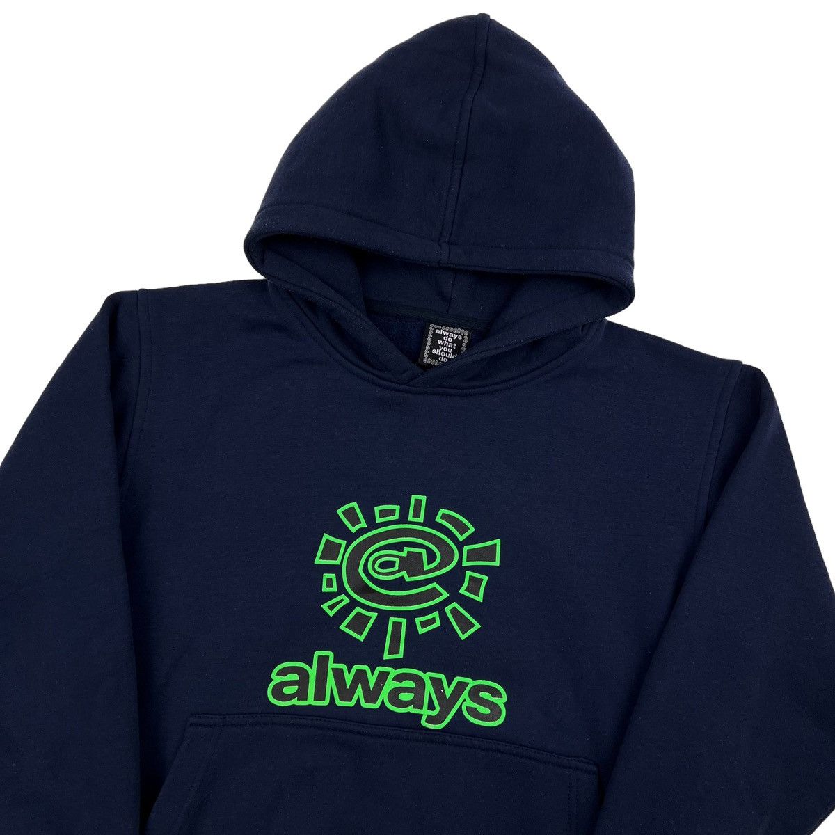 Always Do What You Should Do Hoodie Loose Casual Fleece main image 0