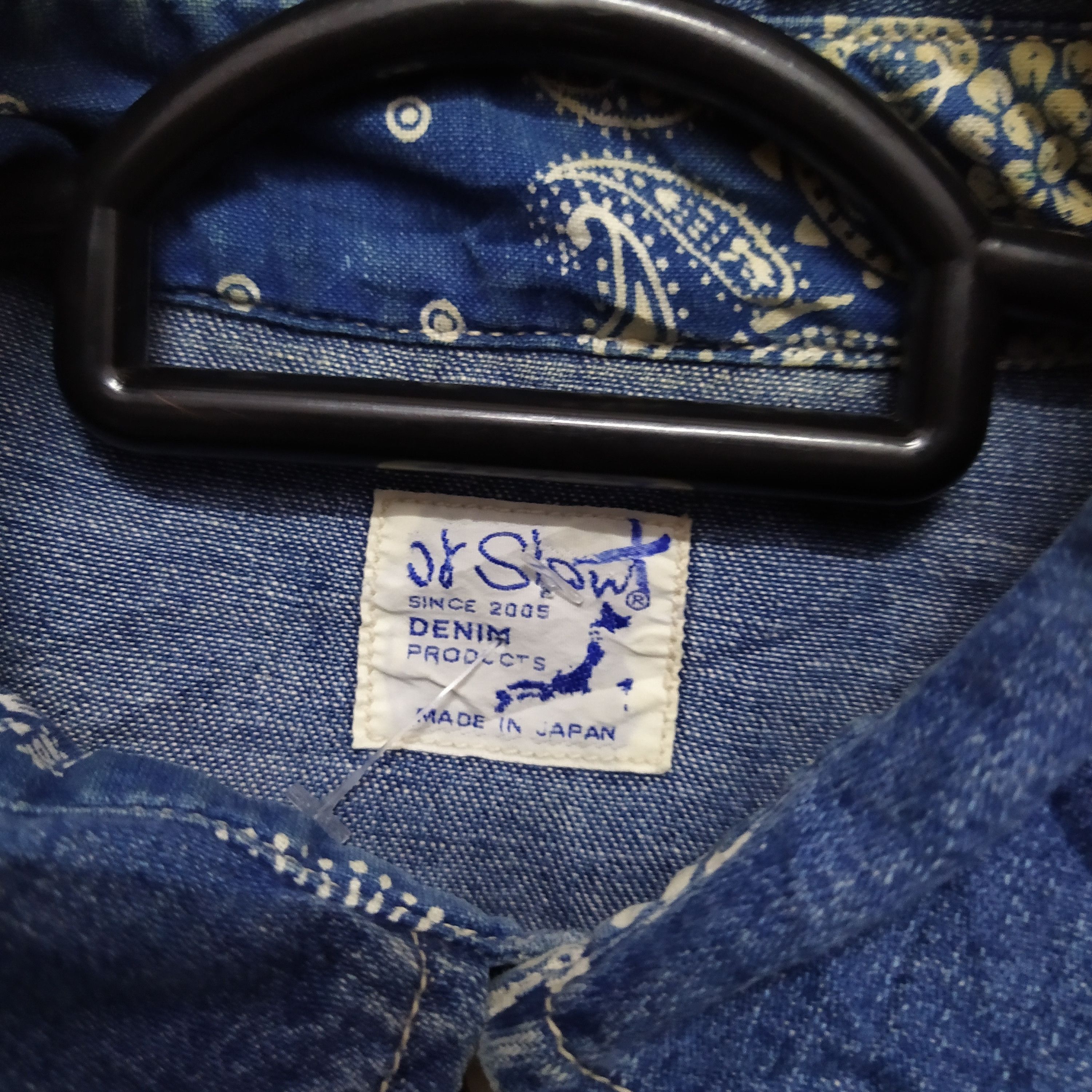 Orslow ORSLOW WESTERN BUFFALO DENIM BANDANA (D261) Size US S / EU 44-46 / 1 - 6 Thumbnail
