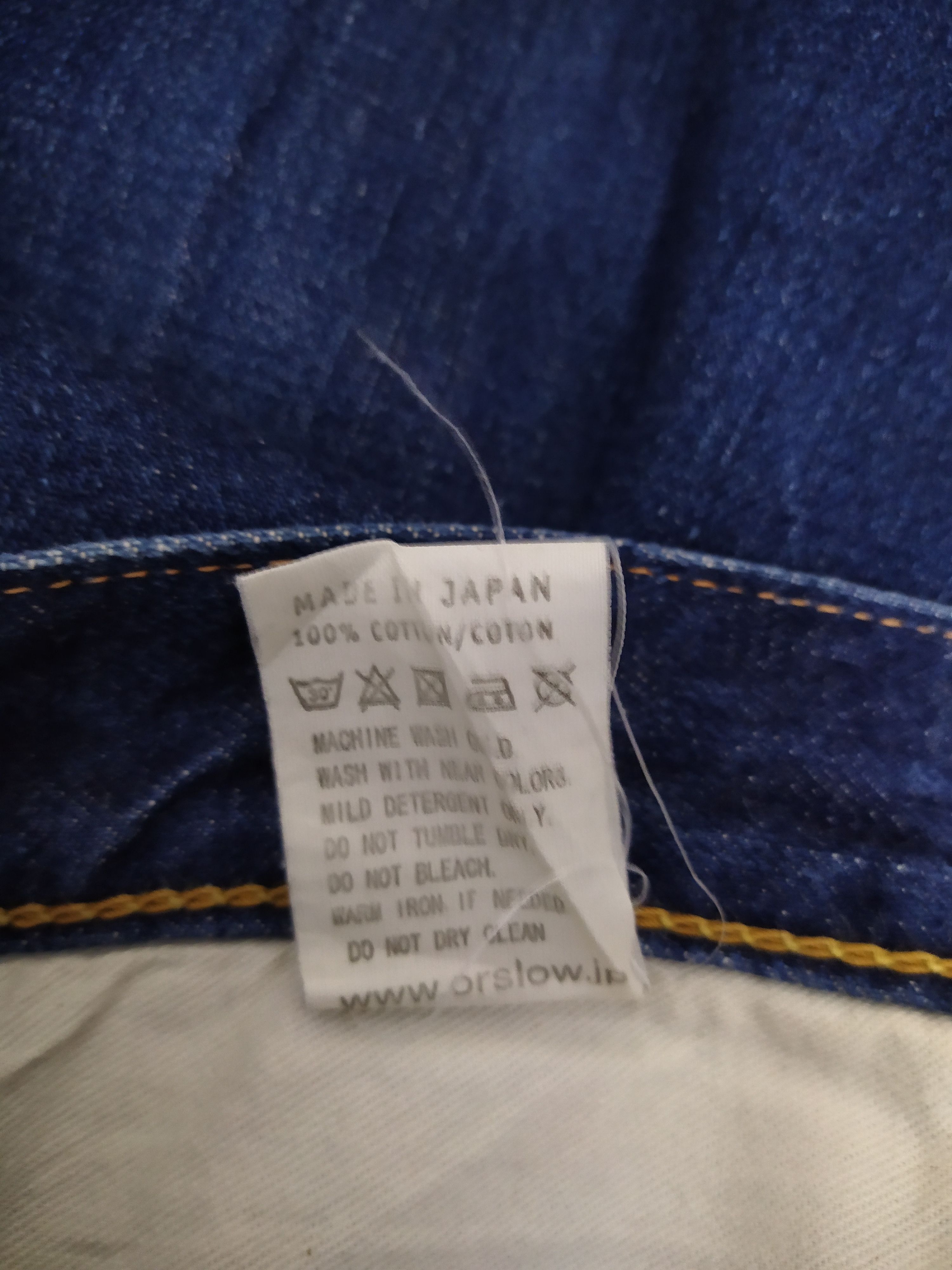 Orslow ORSLOW 105 DENIM SELVEDGE (B418) Size US 29 - 8 Thumbnail