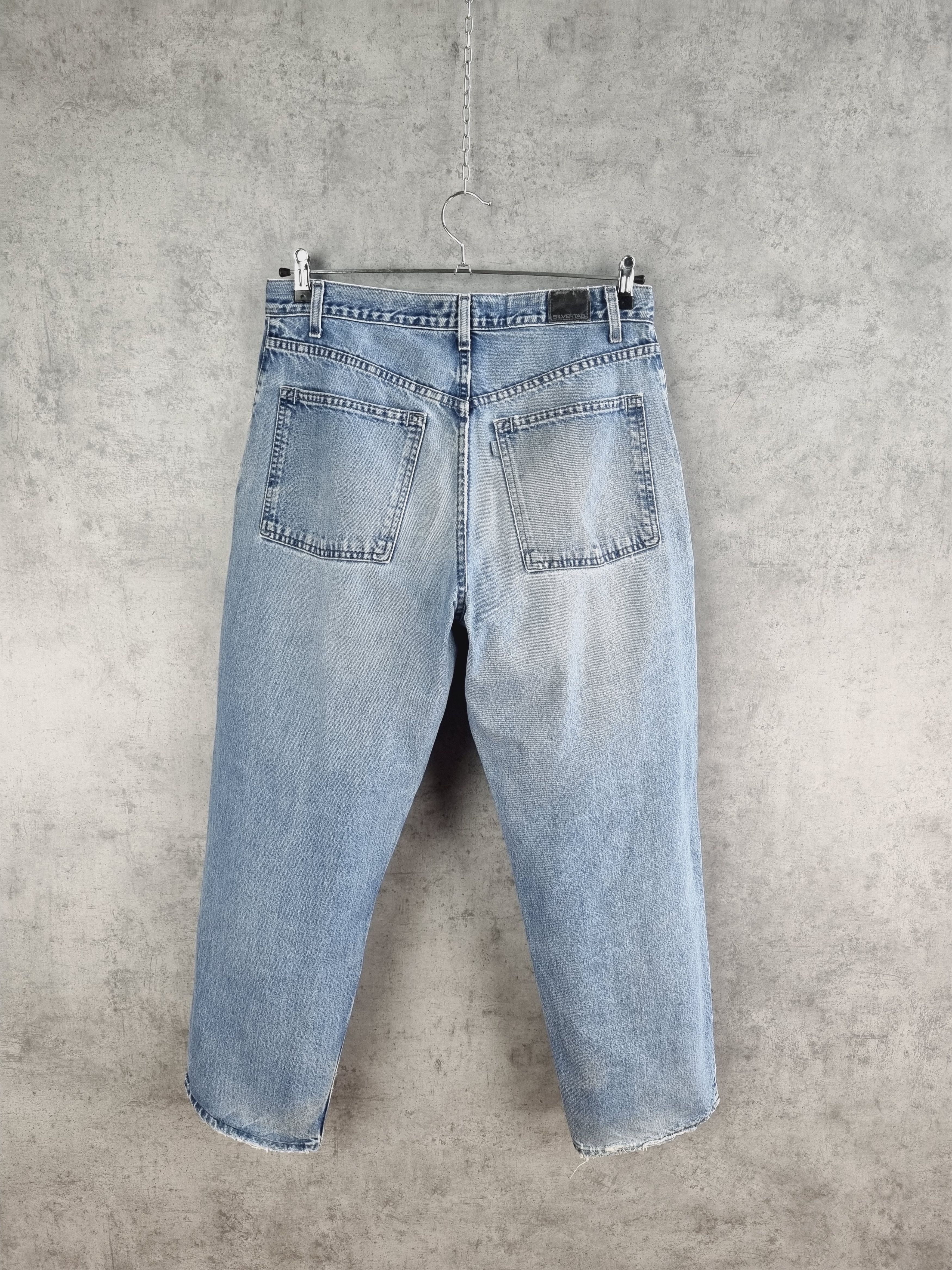 image of Levis x Levis Vintage Clothing 90's Levi's Silvertab Baggy Fit Vintage Distressed Jeans in Washed L