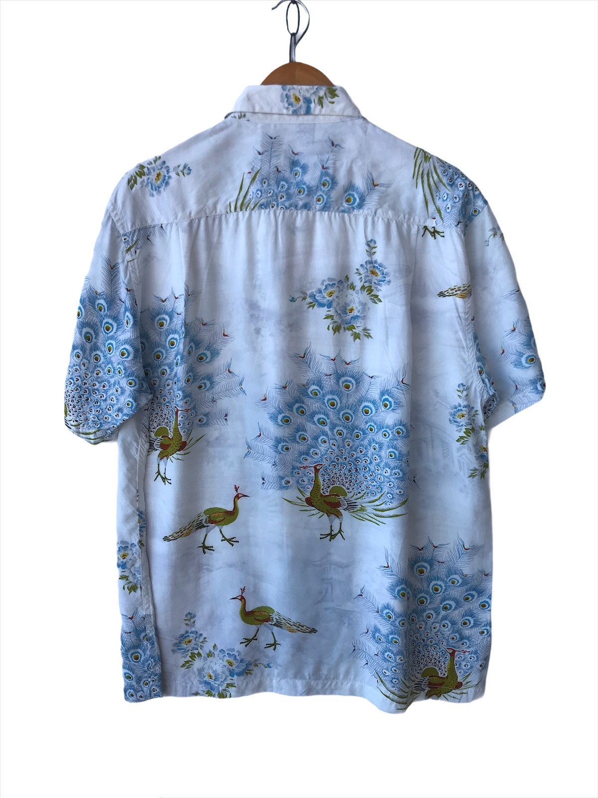 Japanese Brand 90s Yakuza Houston Japan Allprint Rayon Buttons Shirt Size US L / EU 52-54 / 3 - 5 Thumbnail