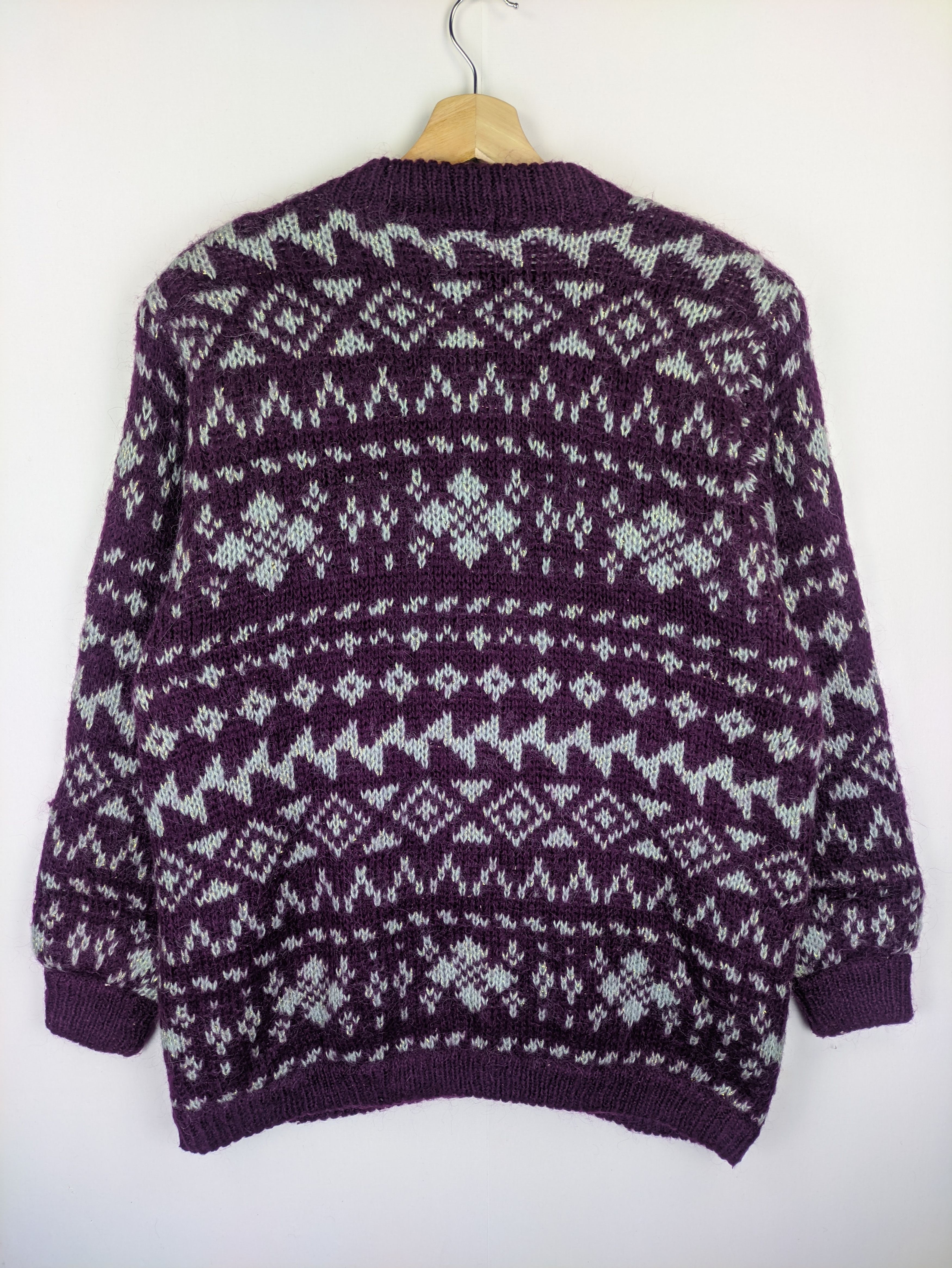 Japanese Brand Steals🔥Cardigan Wool Knitted Jacket Navajo Patterned Size US M / EU 48-50 / 2 - 2 Thumbnail