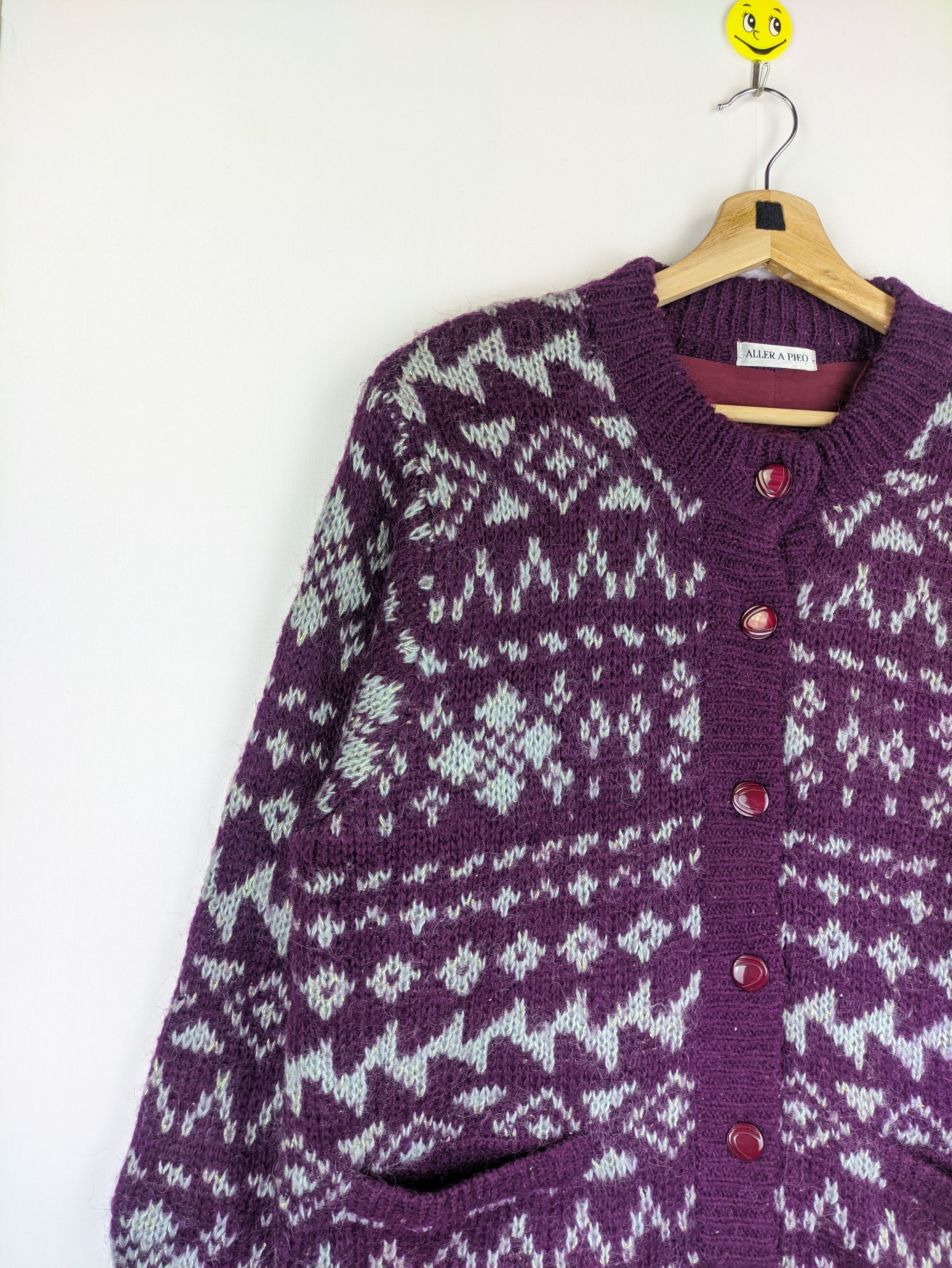 Japanese Brand Steals🔥Cardigan Wool Knitted Jacket Navajo Patterned Size US M / EU 48-50 / 2 - 6 Thumbnail