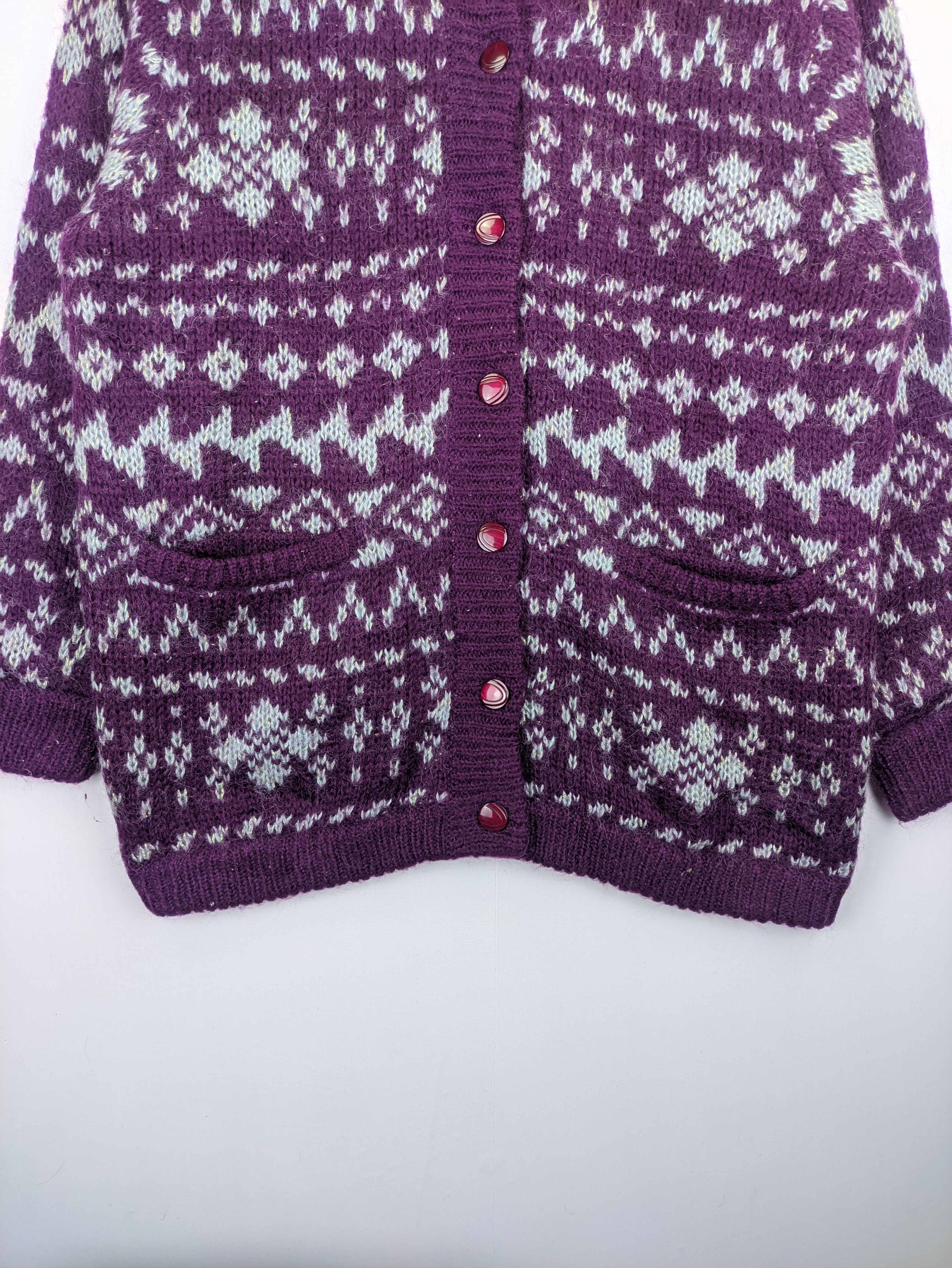 Japanese Brand Steals🔥Cardigan Wool Knitted Jacket Navajo Patterned Size US M / EU 48-50 / 2 - 7 Thumbnail