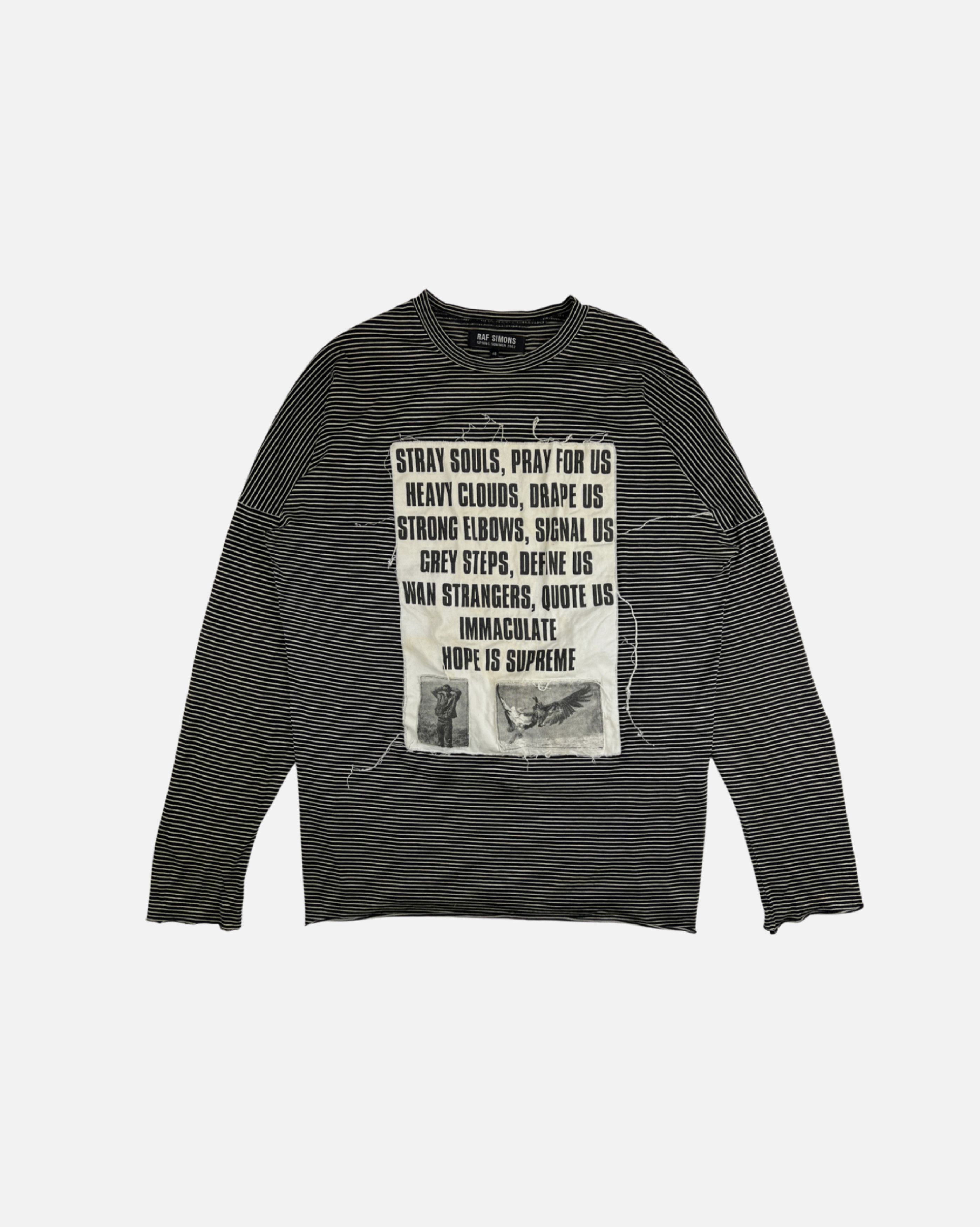 Raf Simons Raf Simons FW21/22 white long-sleeve t-shirt