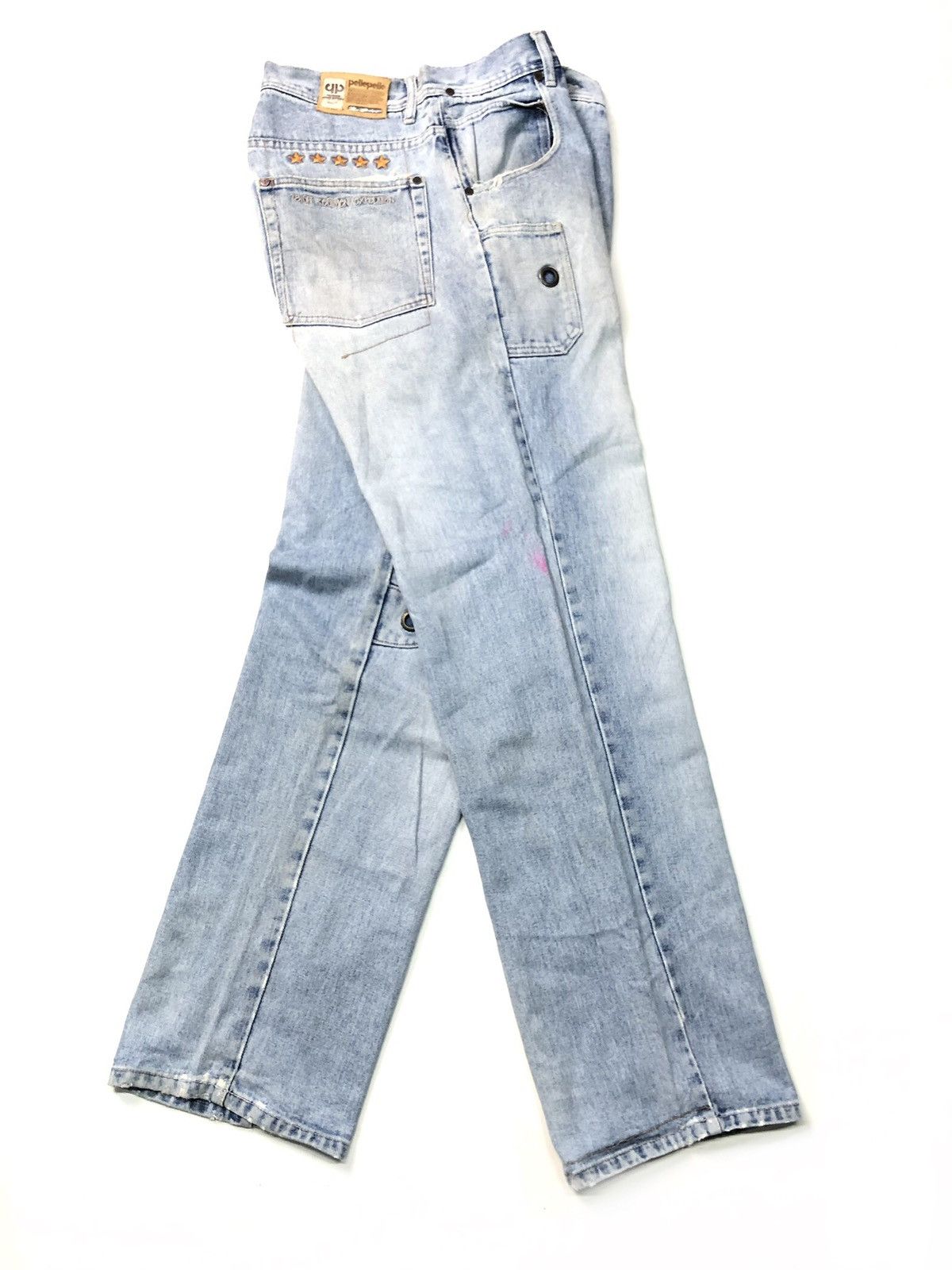 Marc Buchanan × Pelle Pelle PELLE PELLE MARC BUCHANAM DISSTRESSED DENIM Size US 34 / EU 50 - 1 Thumbnail