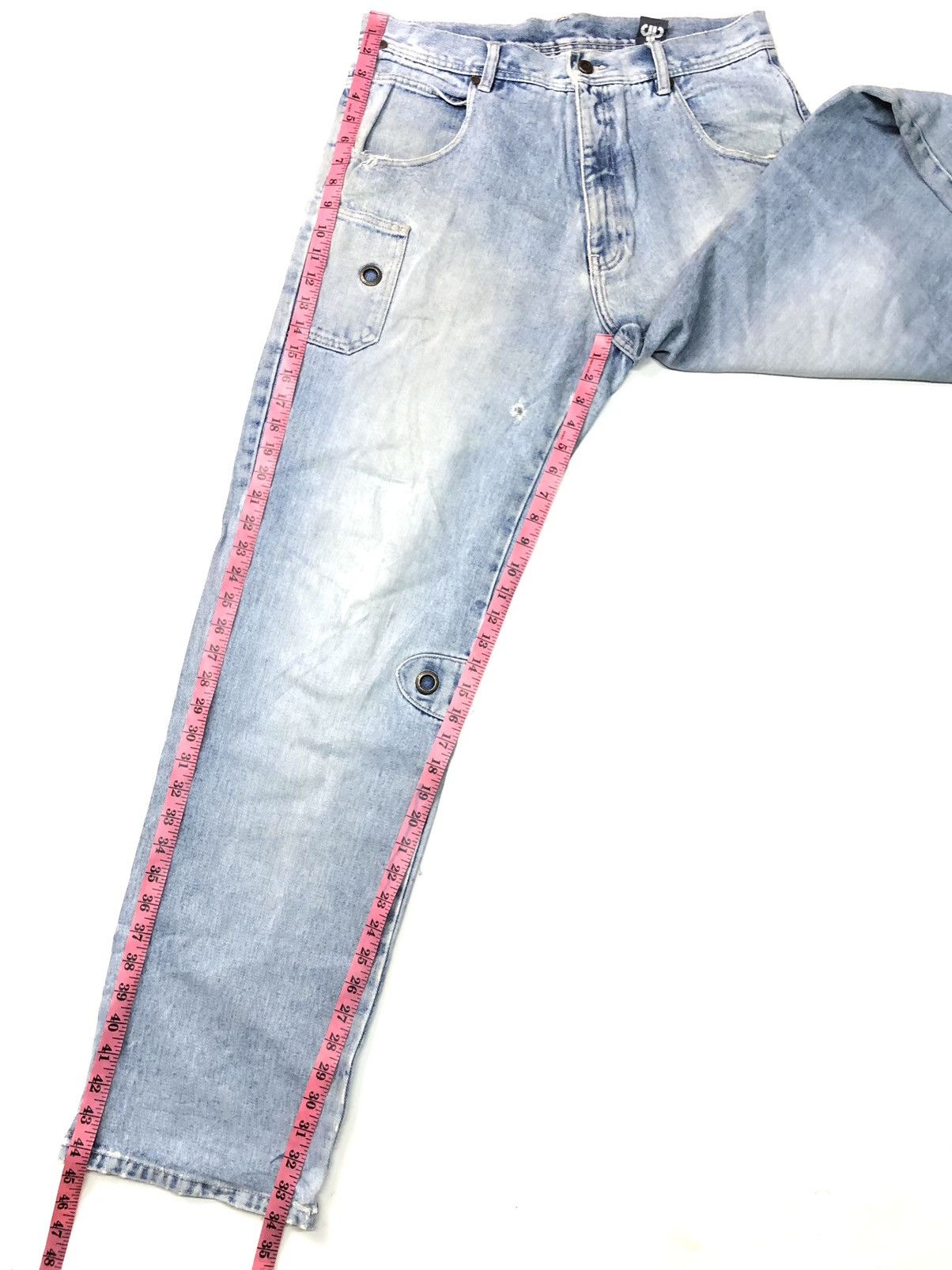 Marc Buchanan × Pelle Pelle PELLE PELLE MARC BUCHANAM DISSTRESSED DENIM Size US 34 / EU 50 - 17 Thumbnail