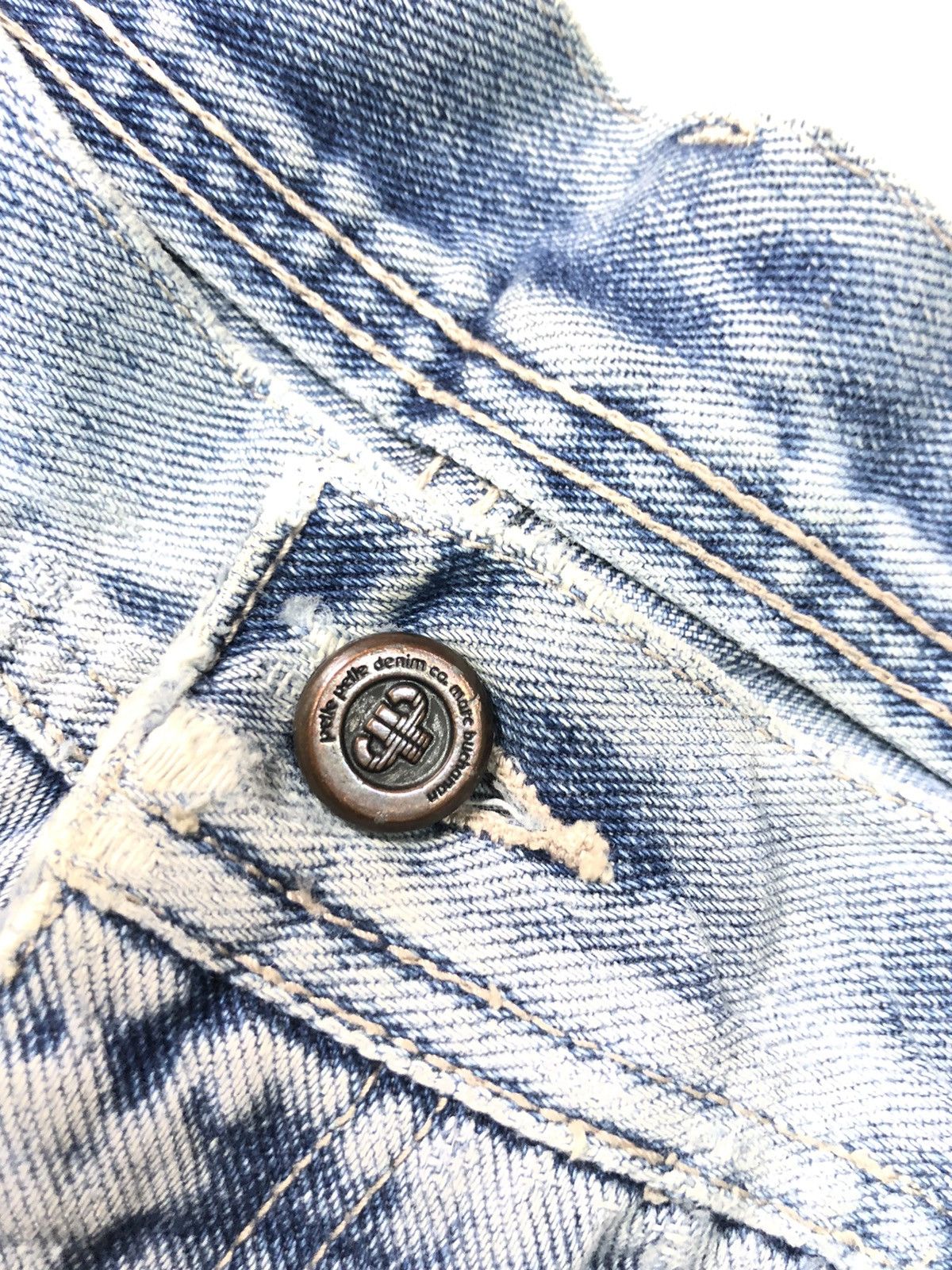 Marc Buchanan × Pelle Pelle PELLE PELLE MARC BUCHANAM DISSTRESSED DENIM Size US 34 / EU 50 - 6 Thumbnail