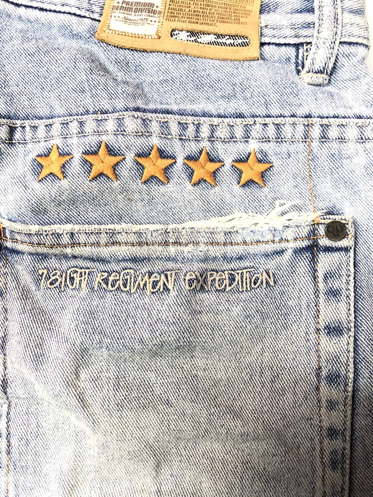 Marc Buchanan × Pelle Pelle PELLE PELLE MARC BUCHANAM DISSTRESSED DENIM Size US 34 / EU 50 - 13 Thumbnail
