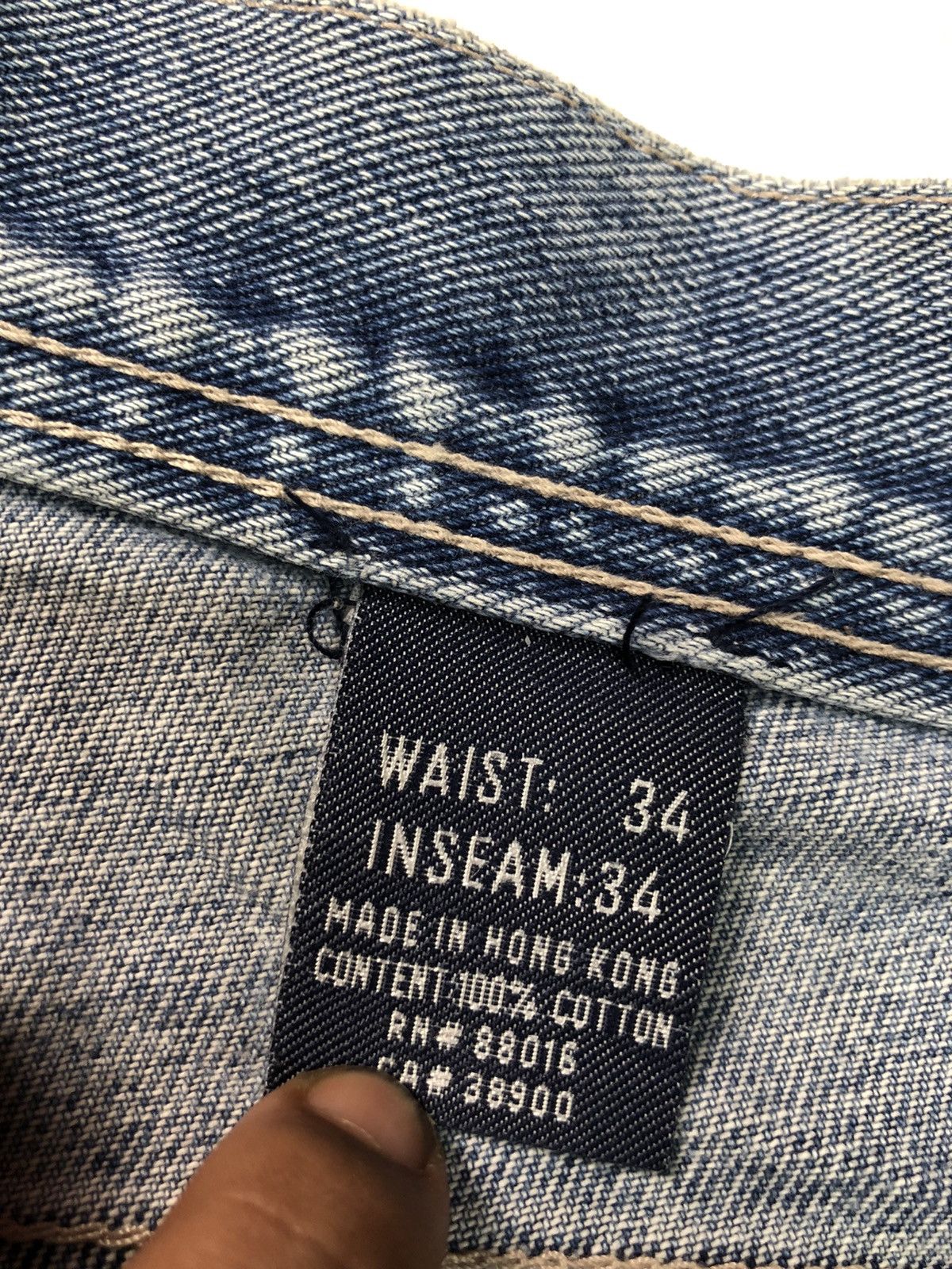 Marc Buchanan × Pelle Pelle PELLE PELLE MARC BUCHANAM DISSTRESSED DENIM Size US 34 / EU 50 - 7 Thumbnail