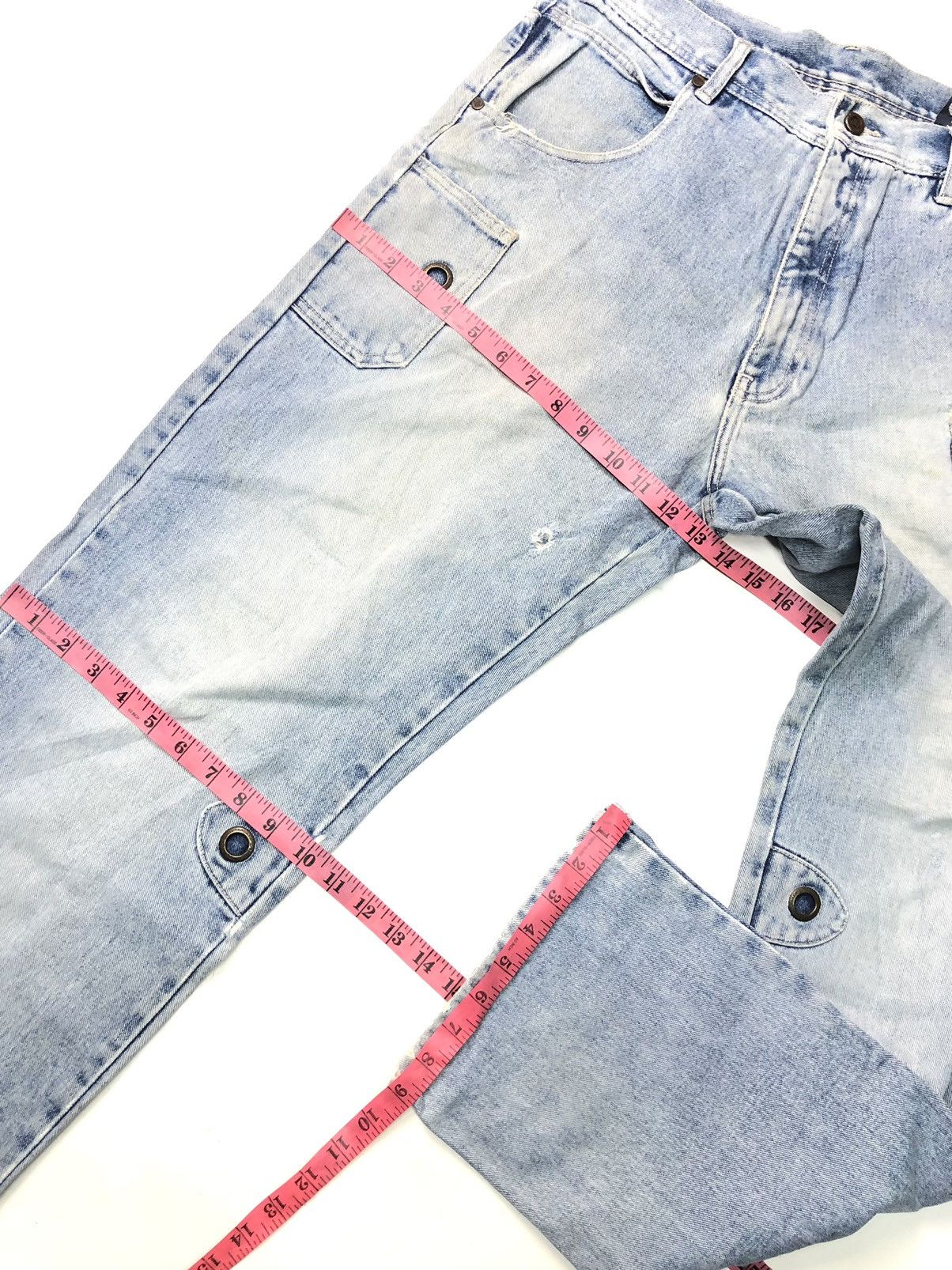 Marc Buchanan × Pelle Pelle PELLE PELLE MARC BUCHANAM DISSTRESSED DENIM Size US 34 / EU 50 - 18 Thumbnail