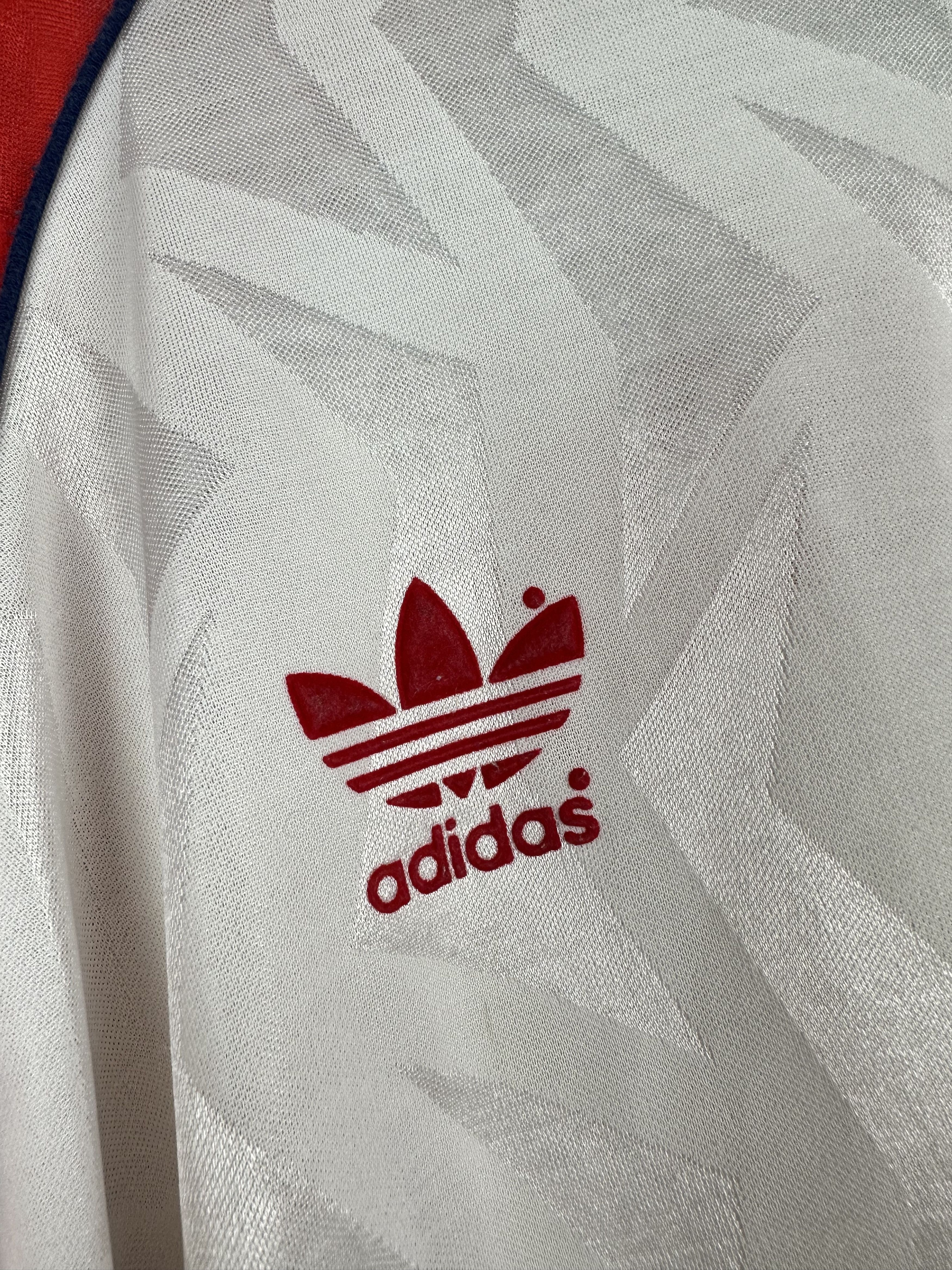 Adidas Bayer 04 Leverkusen football Soccer Shirt 1992 Jersey RARE Size US XL / EU 56 / 4 - 3 Thumbnail