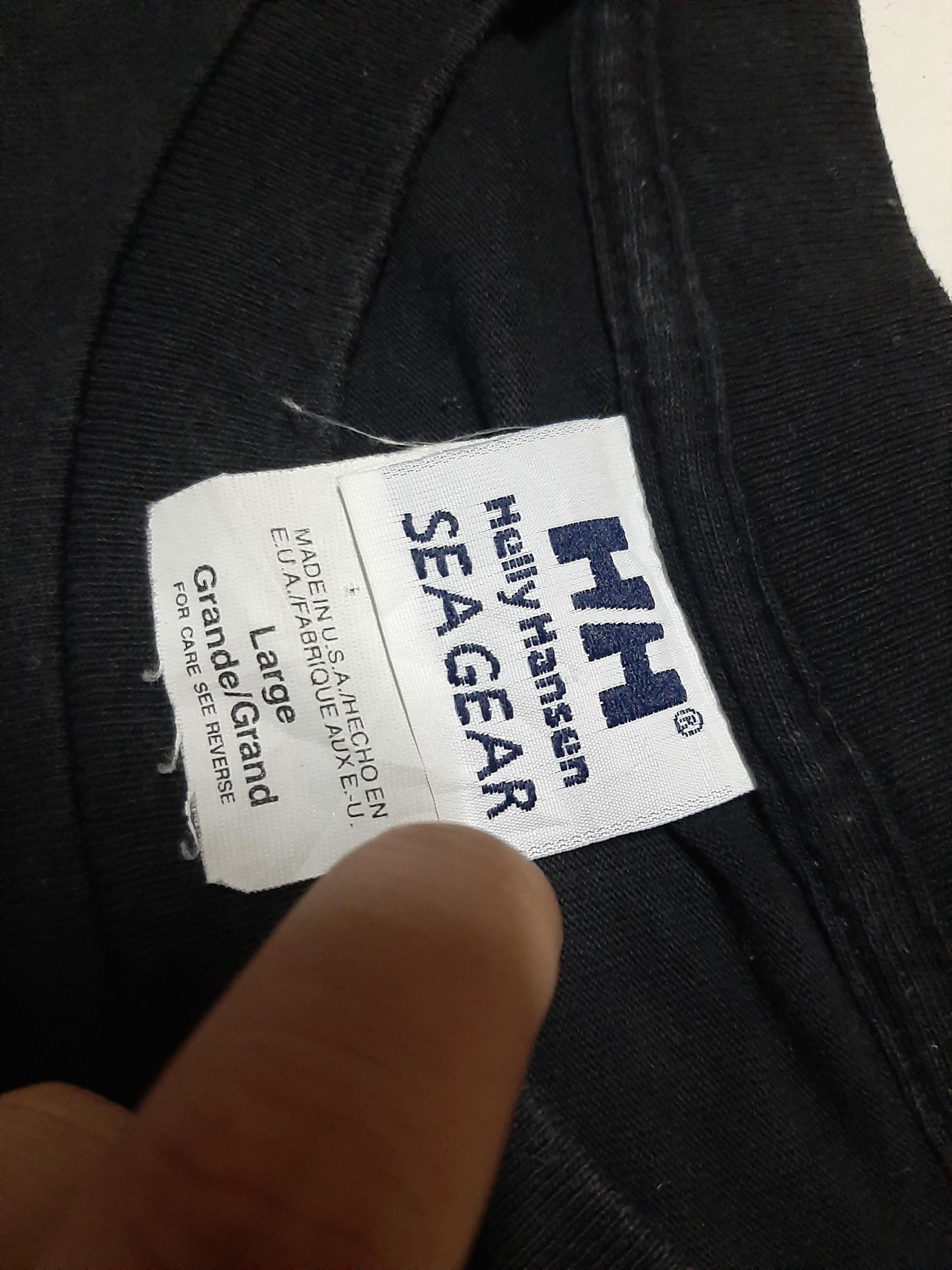 Helly Hansen × Vintage VTG 90s HELLY HANSEN SEA GEAR SPELL OUT BIG LOGO Size US L / EU 52-54 / 3 - 4 Thumbnail
