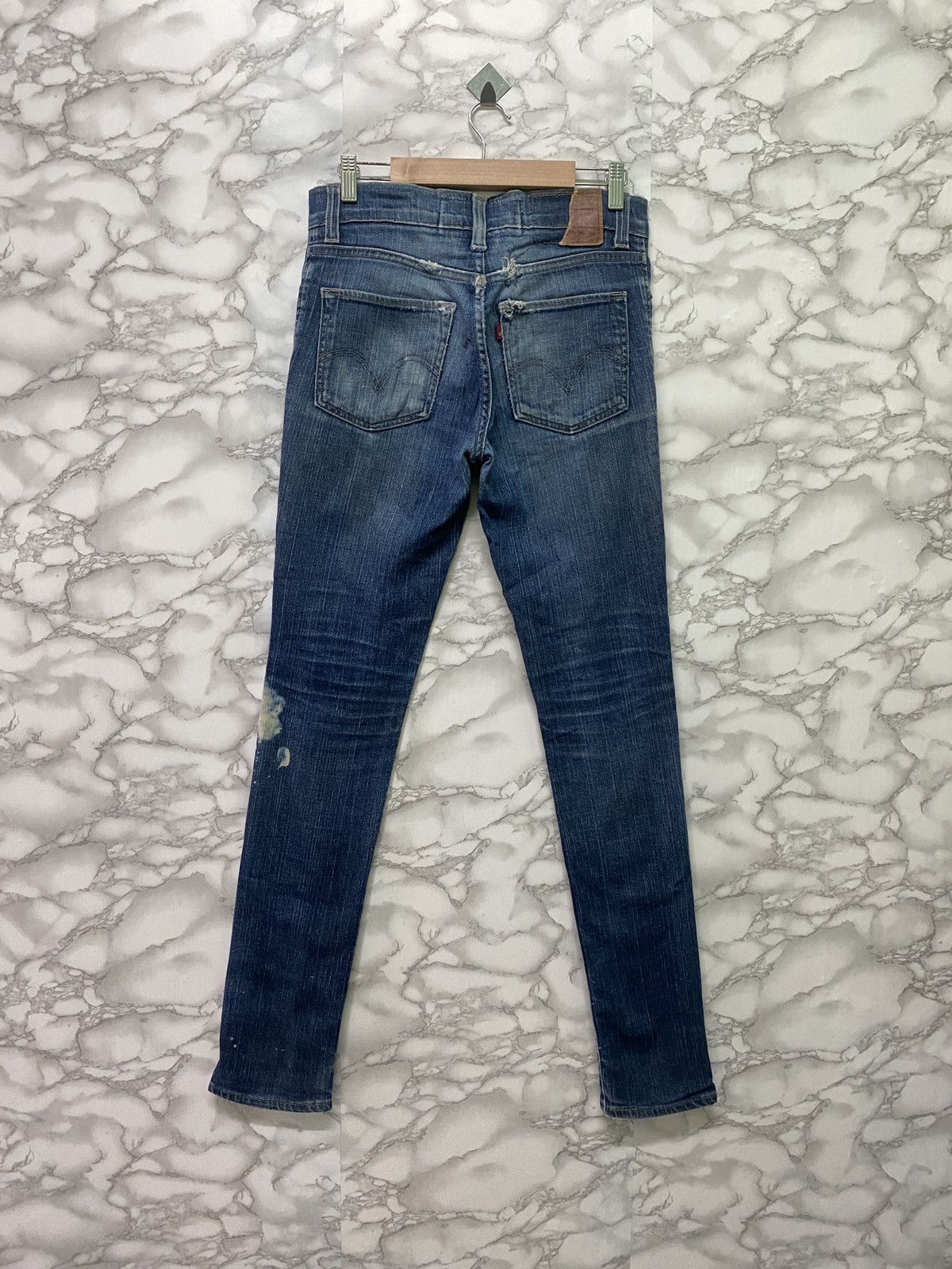 Levi's × Vintage Vintage LEVIS 510 Super Skinny Distressed Jeans - L4 Size US 29 - 2 Thumbnail