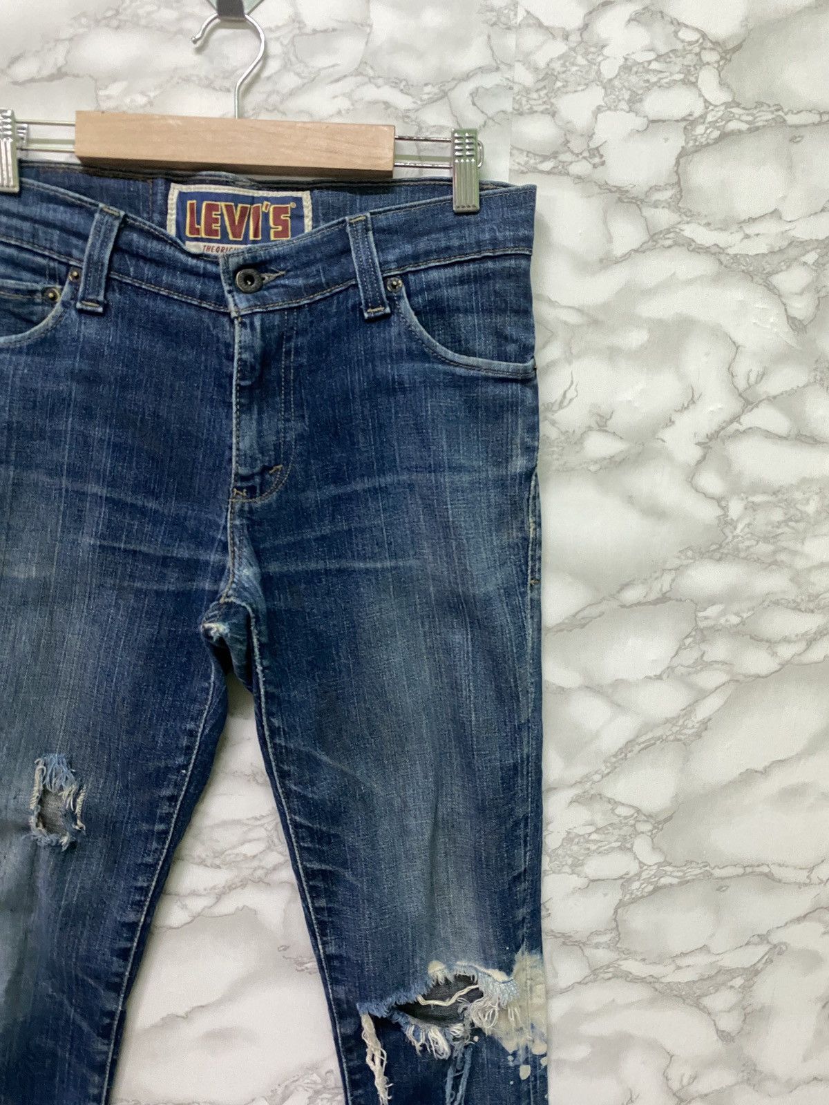 Levi's × Vintage Vintage LEVIS 510 Super Skinny Distressed Jeans - L4 Size US 29 - 5 Thumbnail
