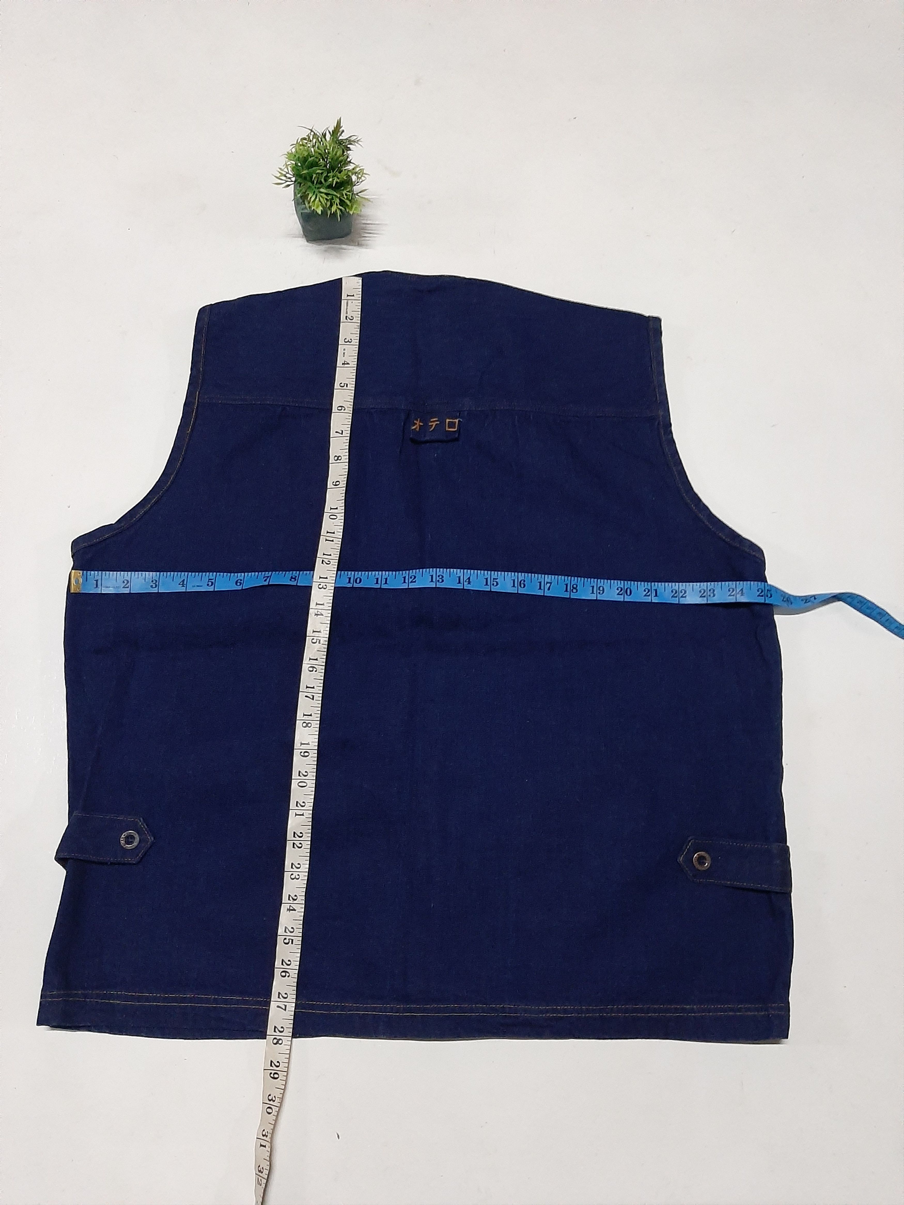 Vintage VINTAGE OTHELLO DENIM VEST MILITARY STREETWEAR STYLE Size US XL / EU 56 / 4 - 3 Thumbnail