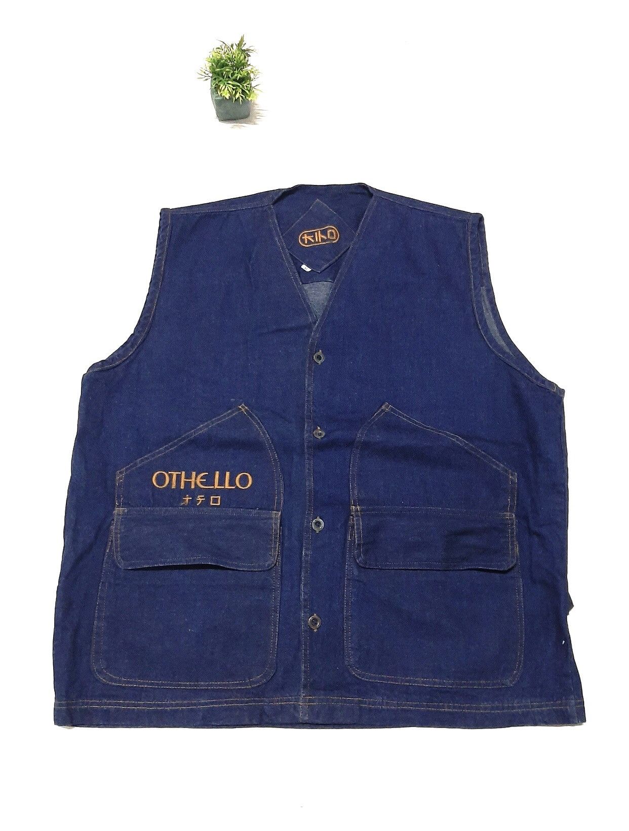 Vintage VINTAGE OTHELLO DENIM VEST MILITARY STREETWEAR STYLE Size US XL / EU 56 / 4 - 1 Thumbnail