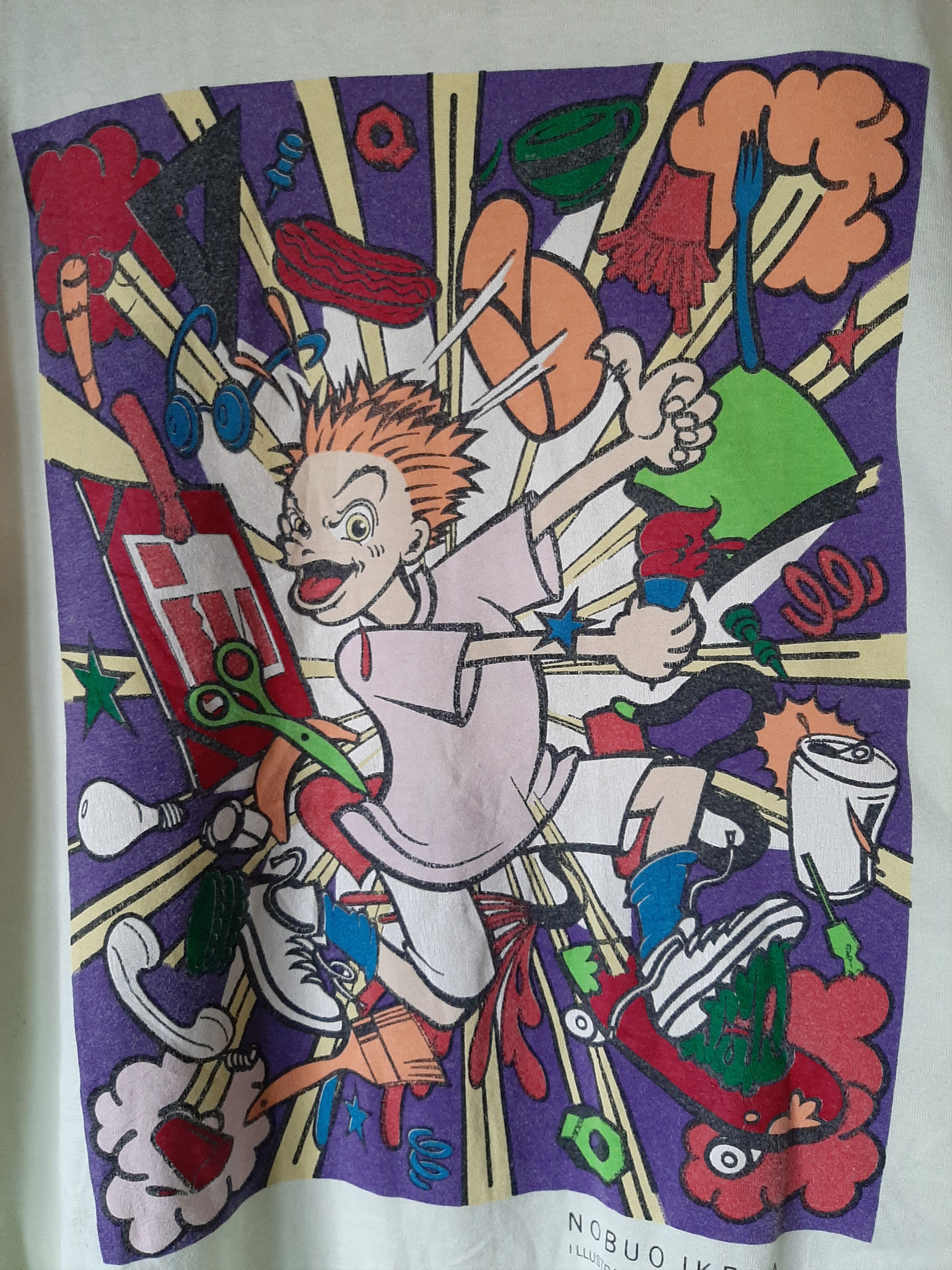 Designer × Japanese Brand × Vintage VINTAGE 90s ART NOBUO IKEDA ILLUSTRATION GRAPHIC DESIGN Size US XL / EU 56 / 4 - 4 Thumbnail