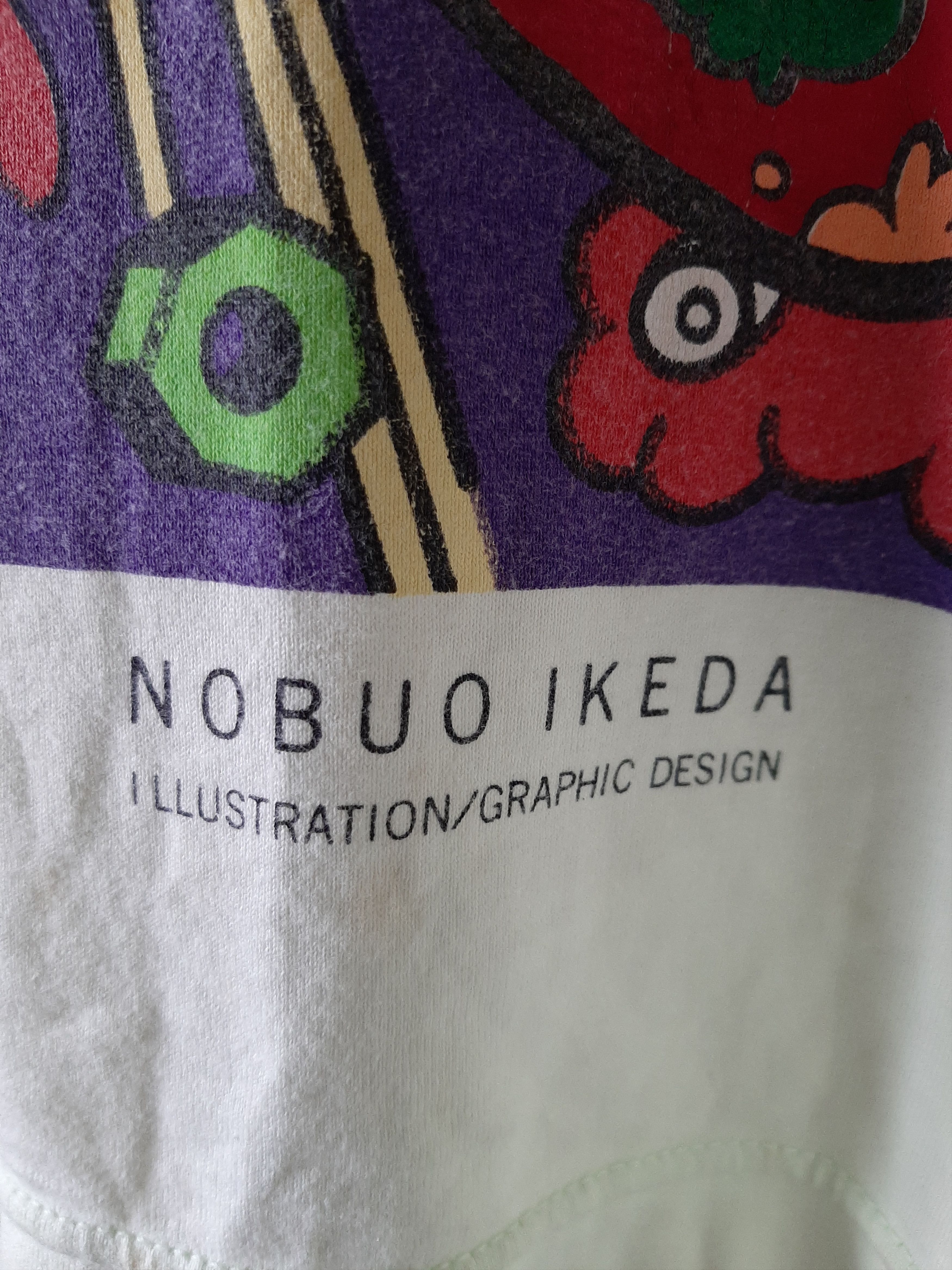 Designer × Japanese Brand × Vintage VINTAGE 90s ART NOBUO IKEDA ILLUSTRATION GRAPHIC DESIGN Size US XL / EU 56 / 4 - 2 Thumbnail
