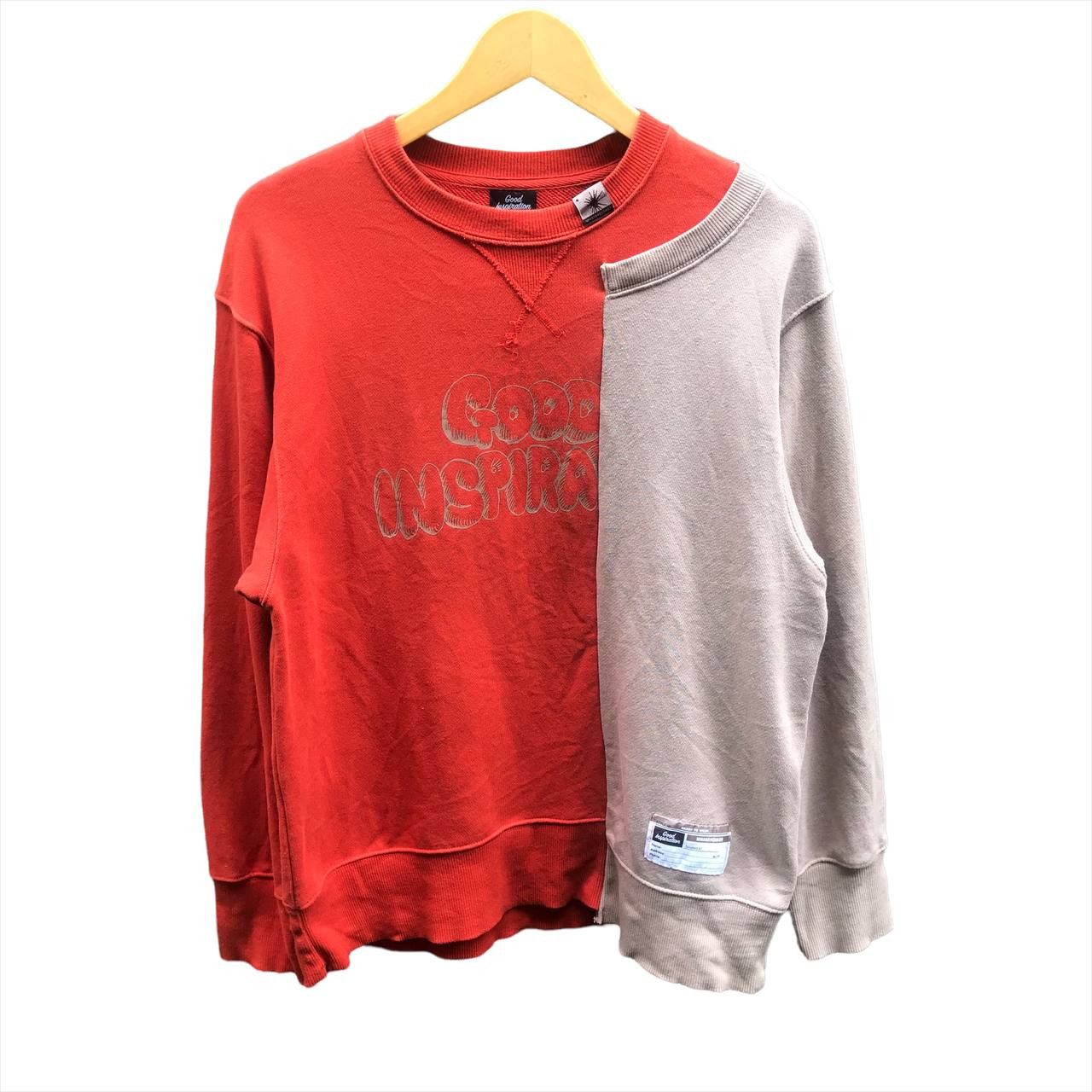 image of 20471120 x Beauty Beast Miharayasuhiro Hybrid Sweatshirt in Orange, Men's (Size Medium)
