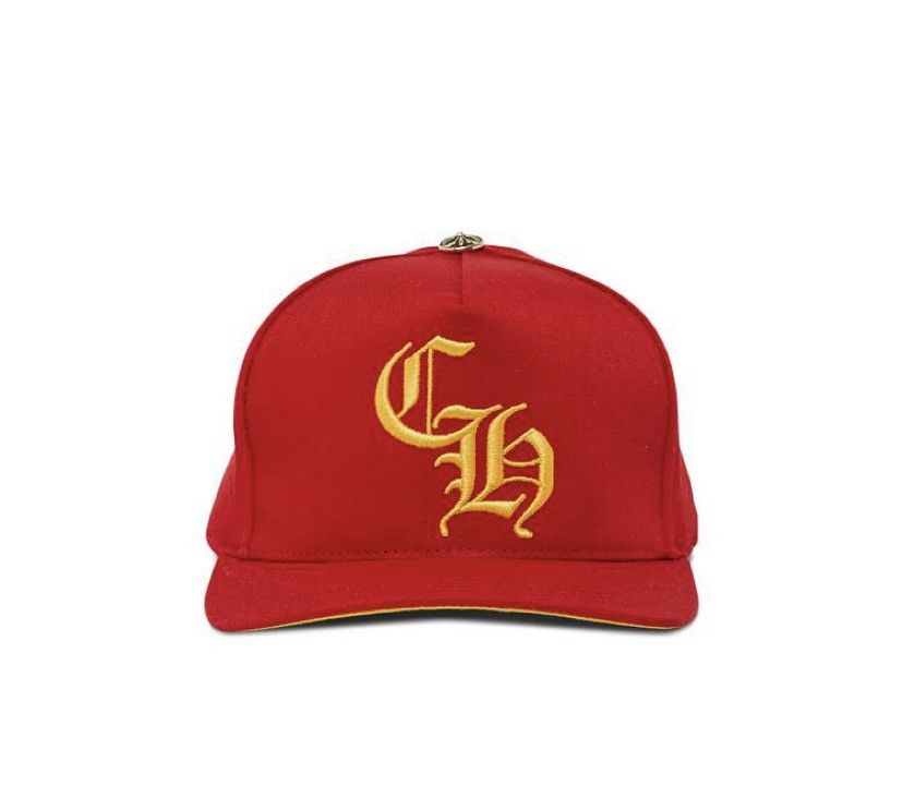 image of •Chrome Hearts Online Exclusive Trucker Hat in Red, Men's