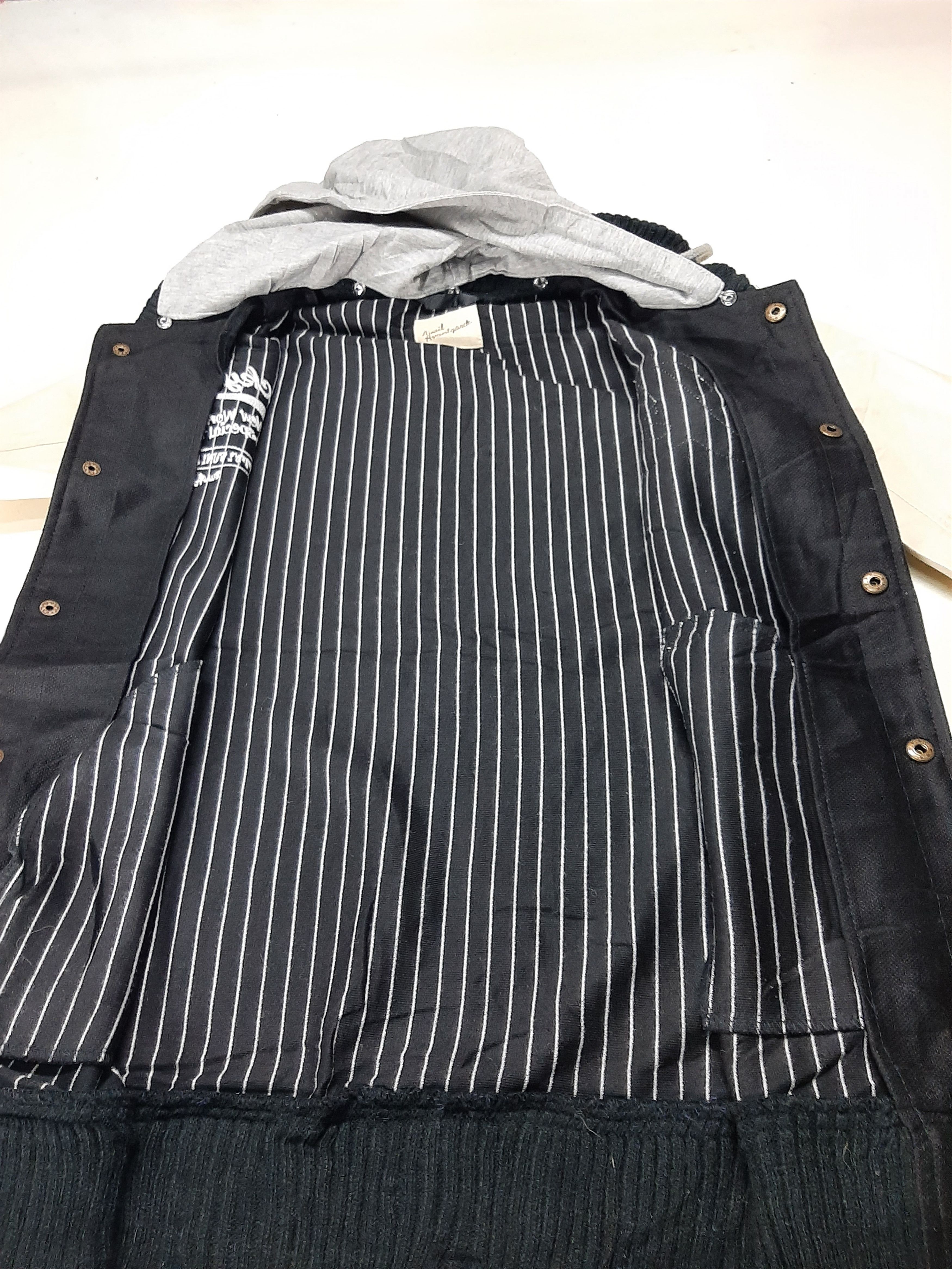 Japanese Brand AVAIL AVANTGARDE VARSITY HODIE WOOL BLEND JACKET JAPAN🇯🇵 Size US S / EU 44-46 / 1 - 7 Thumbnail