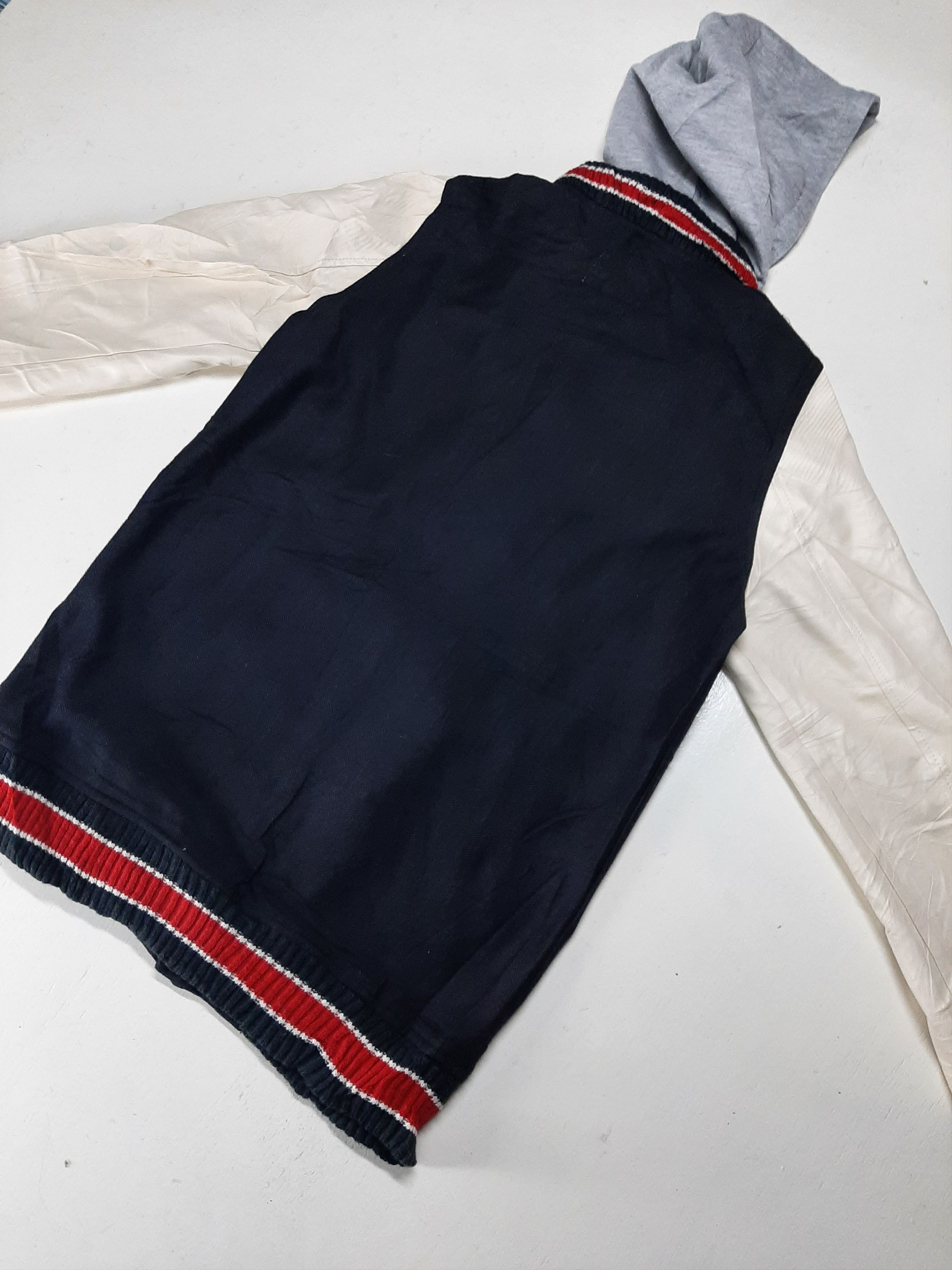 Japanese Brand AVAIL AVANTGARDE VARSITY HODIE WOOL BLEND JACKET JAPAN🇯🇵 Size US S / EU 44-46 / 1 - 6 Thumbnail