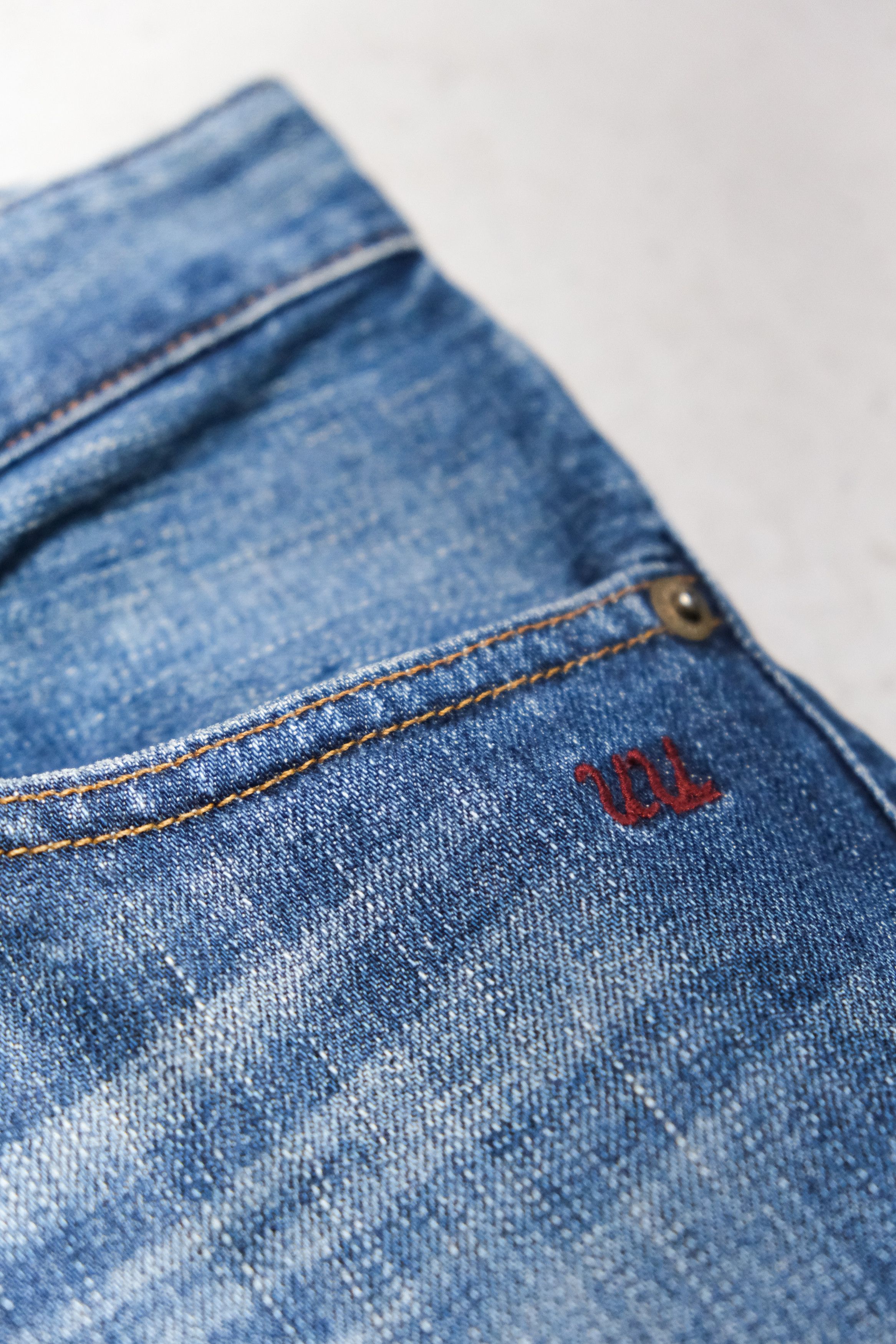Undercover × Uniqlo Undercover x UNIQLO Skinny Blue Denim Jeans Size US 31 - 4 Thumbnail