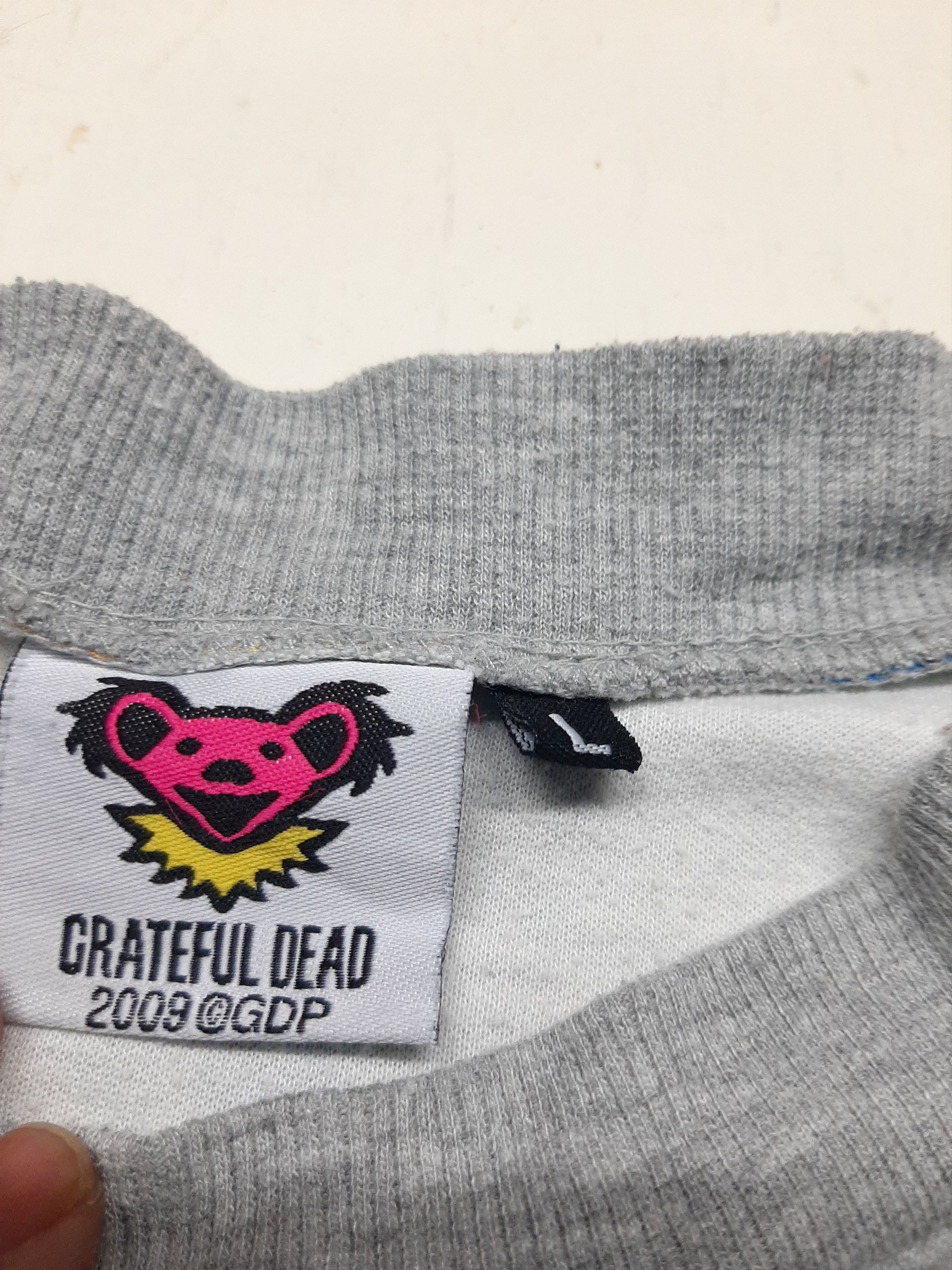 Band Tees × Grateful Dead × Vintage VINTAGE Y2K GRATEFUL DEAD OVER PRINT CREWNECK SWEATSHIRT Size US L / EU 52-54 / 3 - 8 Thumbnail