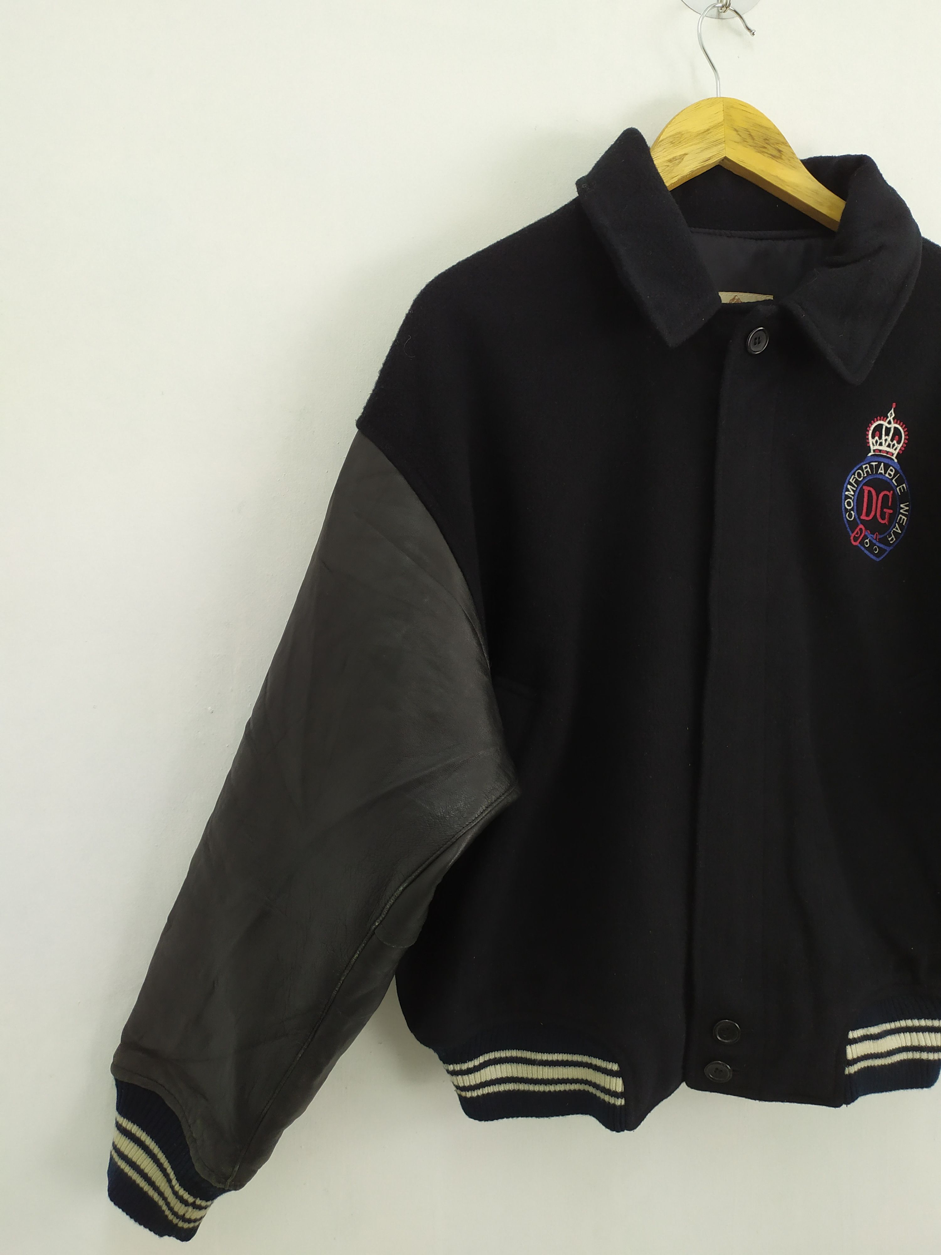 Vision Streetwear D G RACE COMPANY WOOL VARSITY JACKET Size US L / EU 52-54 / 3 - 8 Thumbnail