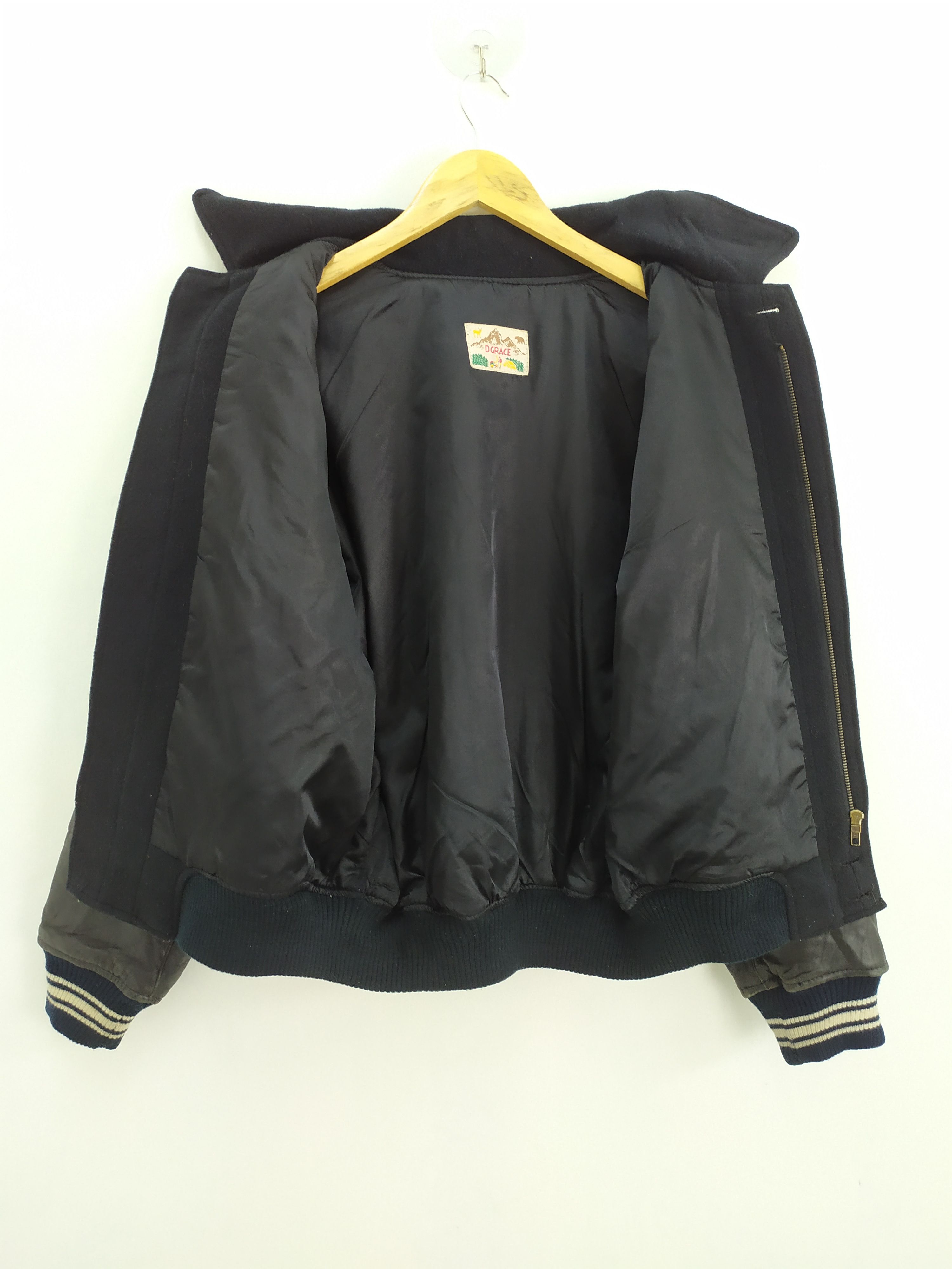 Vision Streetwear D G RACE COMPANY WOOL VARSITY JACKET Size US L / EU 52-54 / 3 - 14 Thumbnail