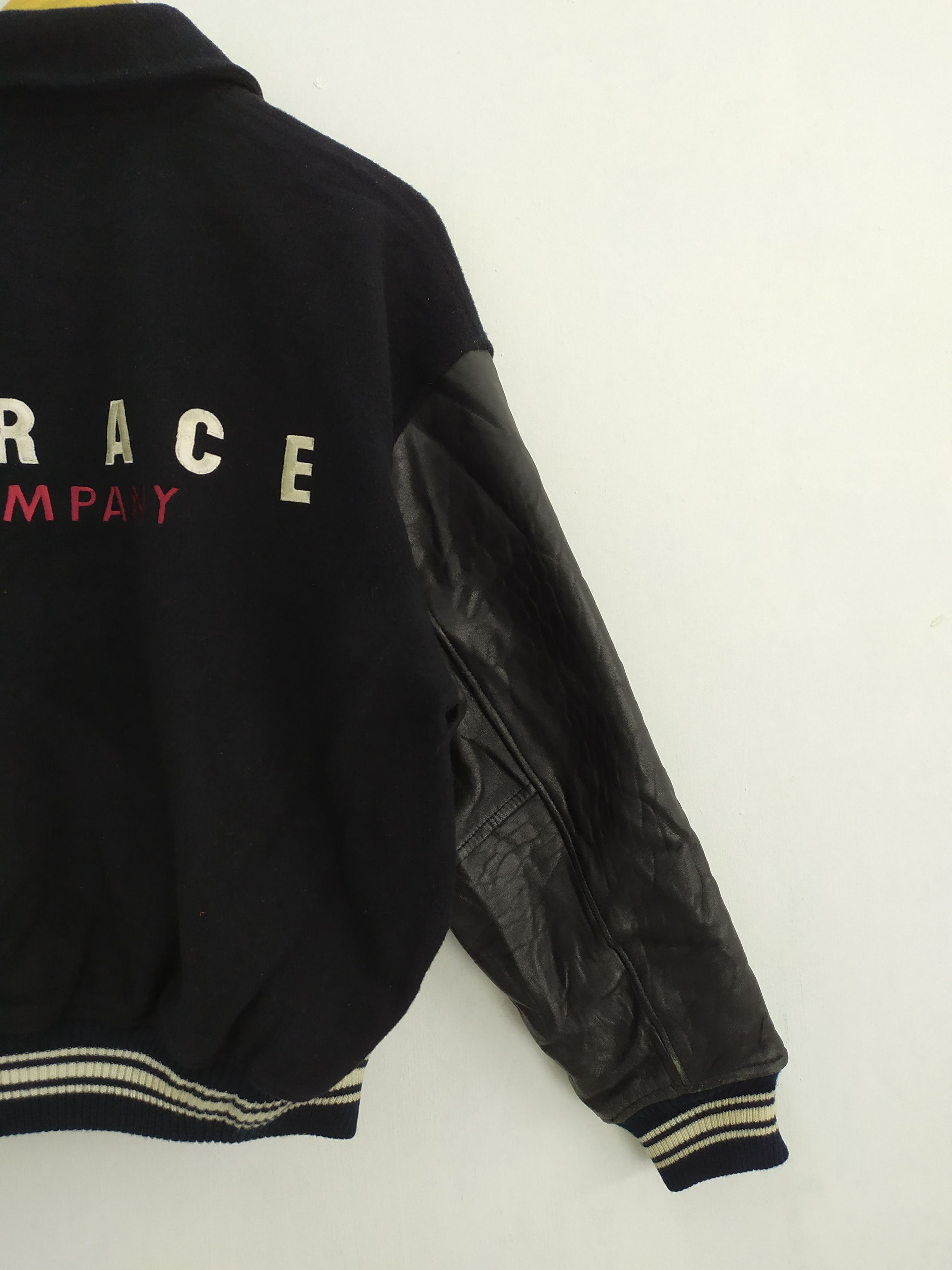 Vision Streetwear D G RACE COMPANY WOOL VARSITY JACKET Size US L / EU 52-54 / 3 - 3 Thumbnail