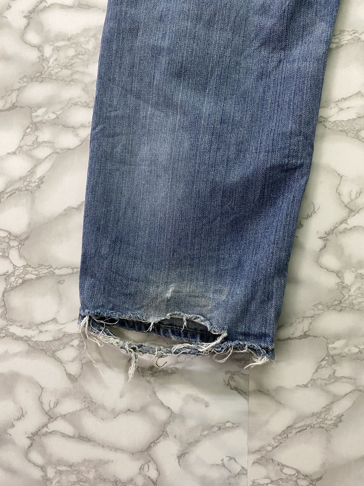 Levi's × Vintage Vintage 90s LEVIS 569 Loose Straight Distressed Jean - L2 Size US 32 / EU 48 - 16 Thumbnail