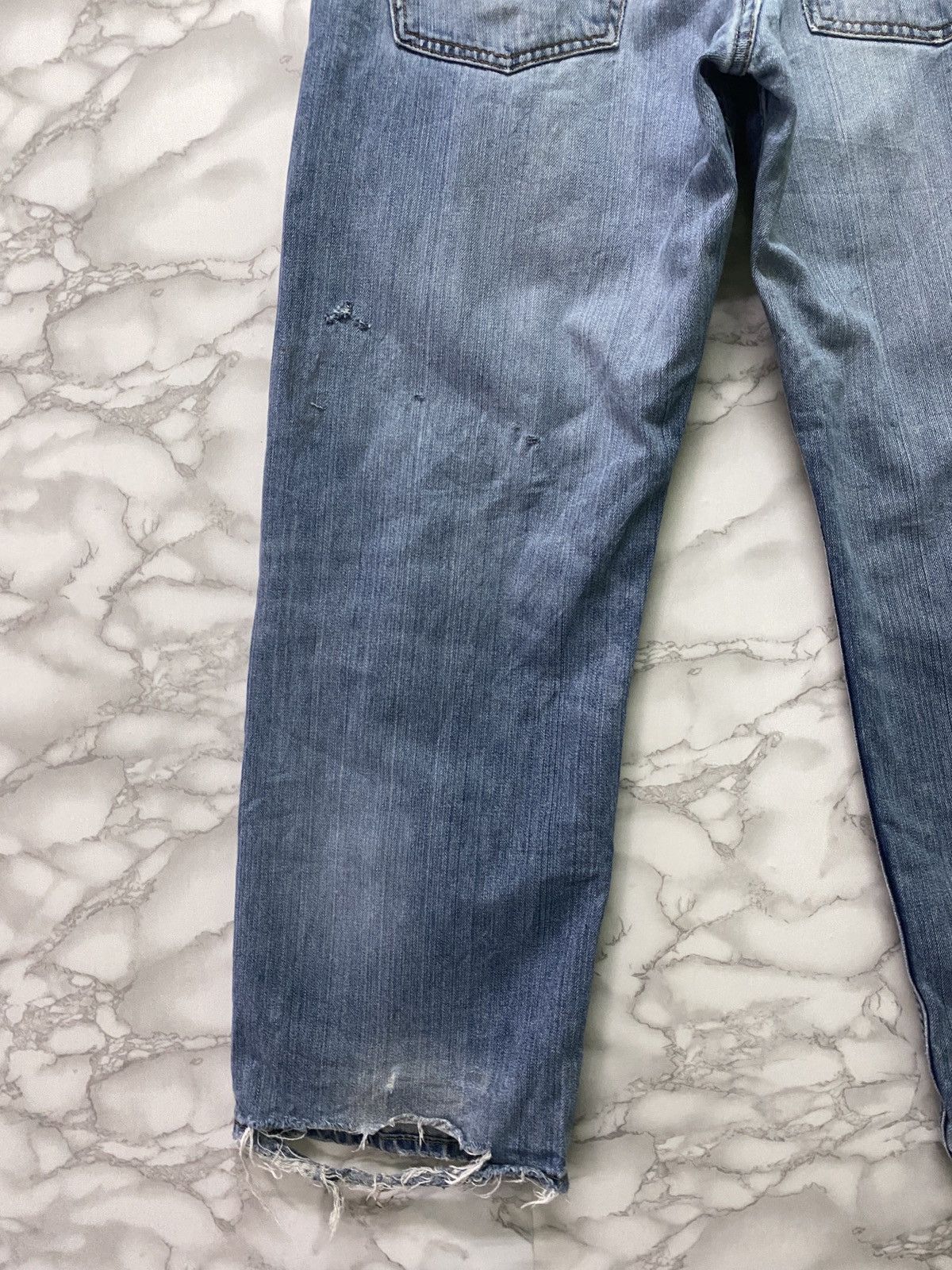 Levi's × Vintage Vintage 90s LEVIS 569 Loose Straight Distressed Jean - L2 Size US 32 / EU 48 - 14 Thumbnail