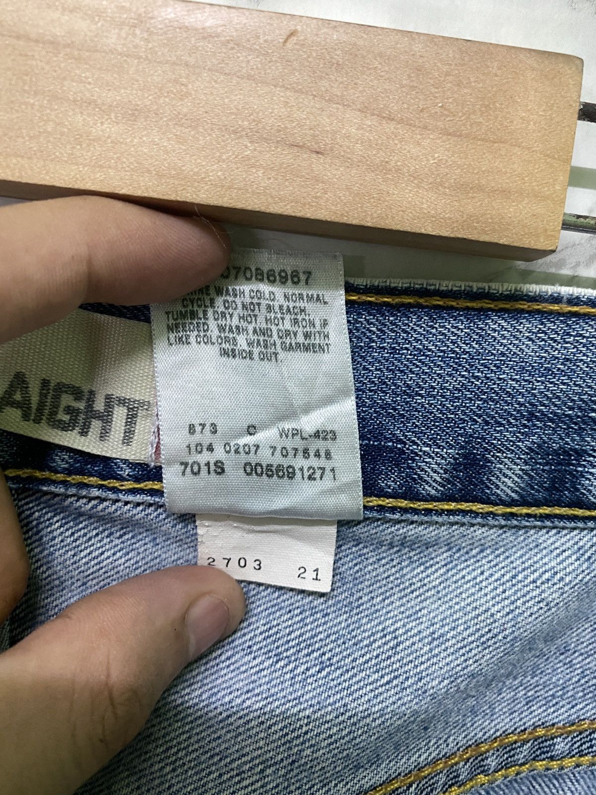 Levi's × Vintage Vintage 90s LEVIS 569 Loose Straight Distressed Jean - L2 Size US 32 / EU 48 - 22 Thumbnail