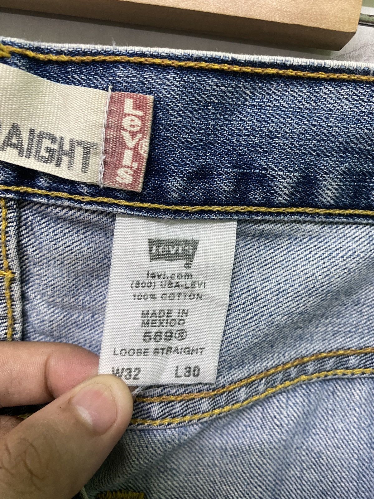 Levi's × Vintage Vintage 90s LEVIS 569 Loose Straight Distressed Jean - L2 Size US 32 / EU 48 - 21 Thumbnail