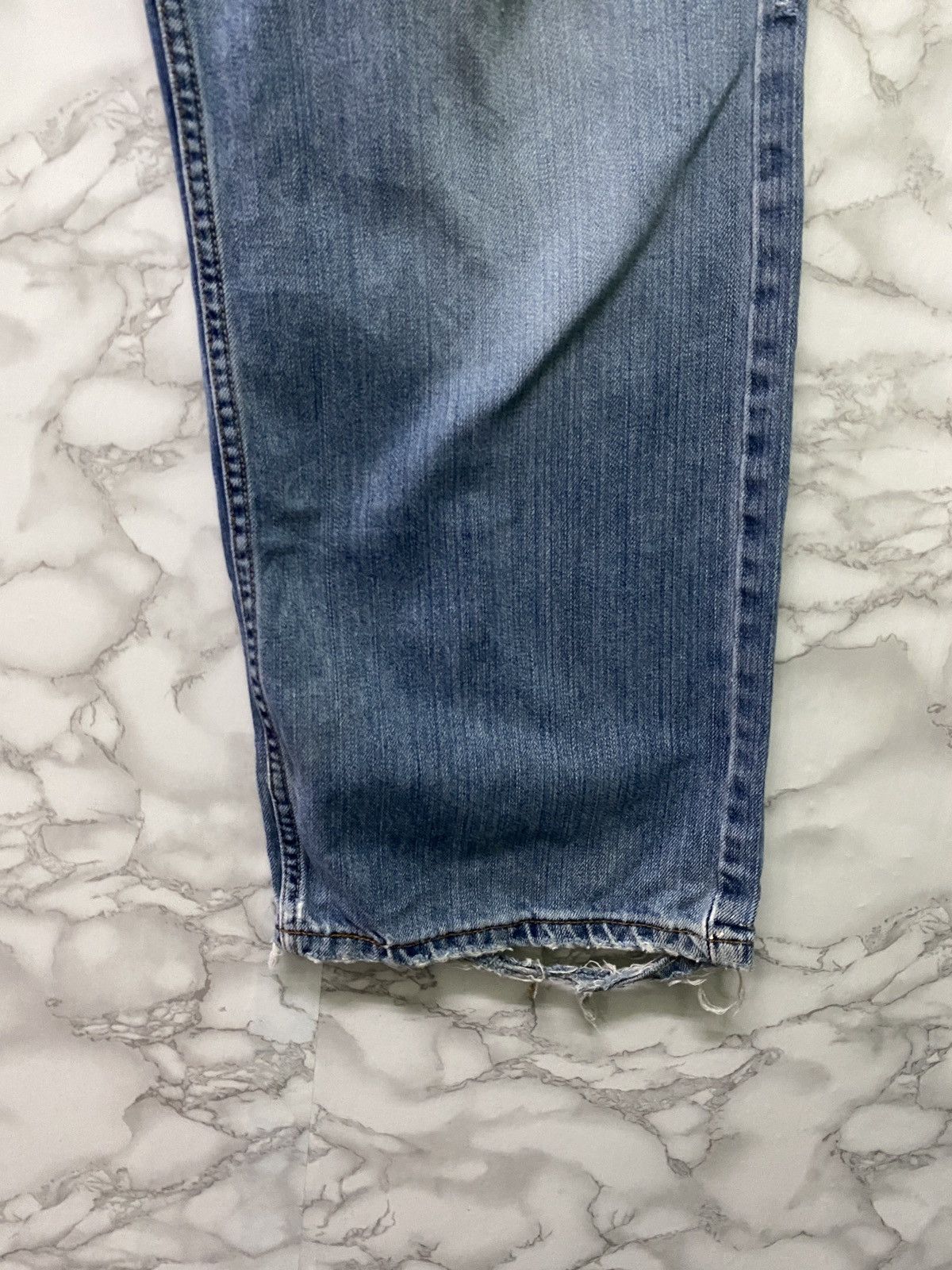 Levi's × Vintage Vintage 90s LEVIS 569 Loose Straight Distressed Jean - L2 Size US 32 / EU 48 - 7 Thumbnail