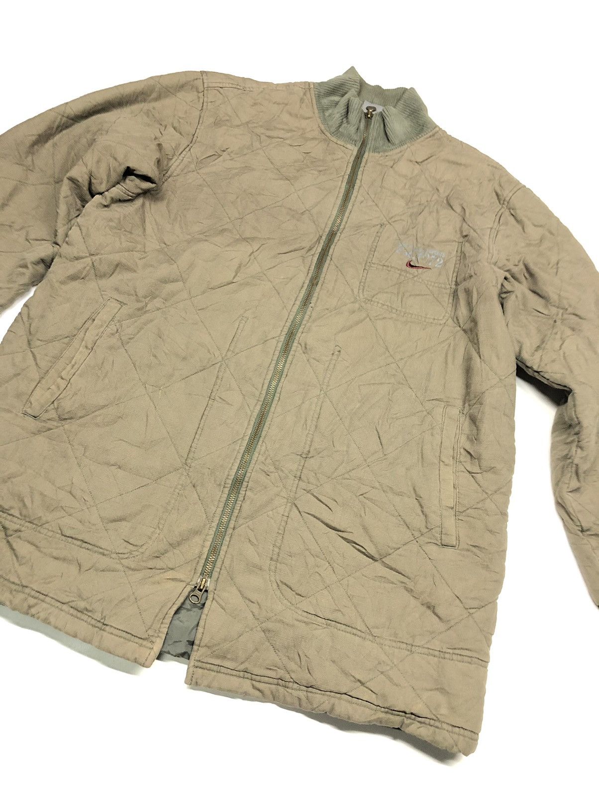 Nike × Vintage VINTAGE NIKE ZIPPER MILITARY STREET WEAR STYLE JACKET Size US XL / EU 56 / 4 - 2 Thumbnail
