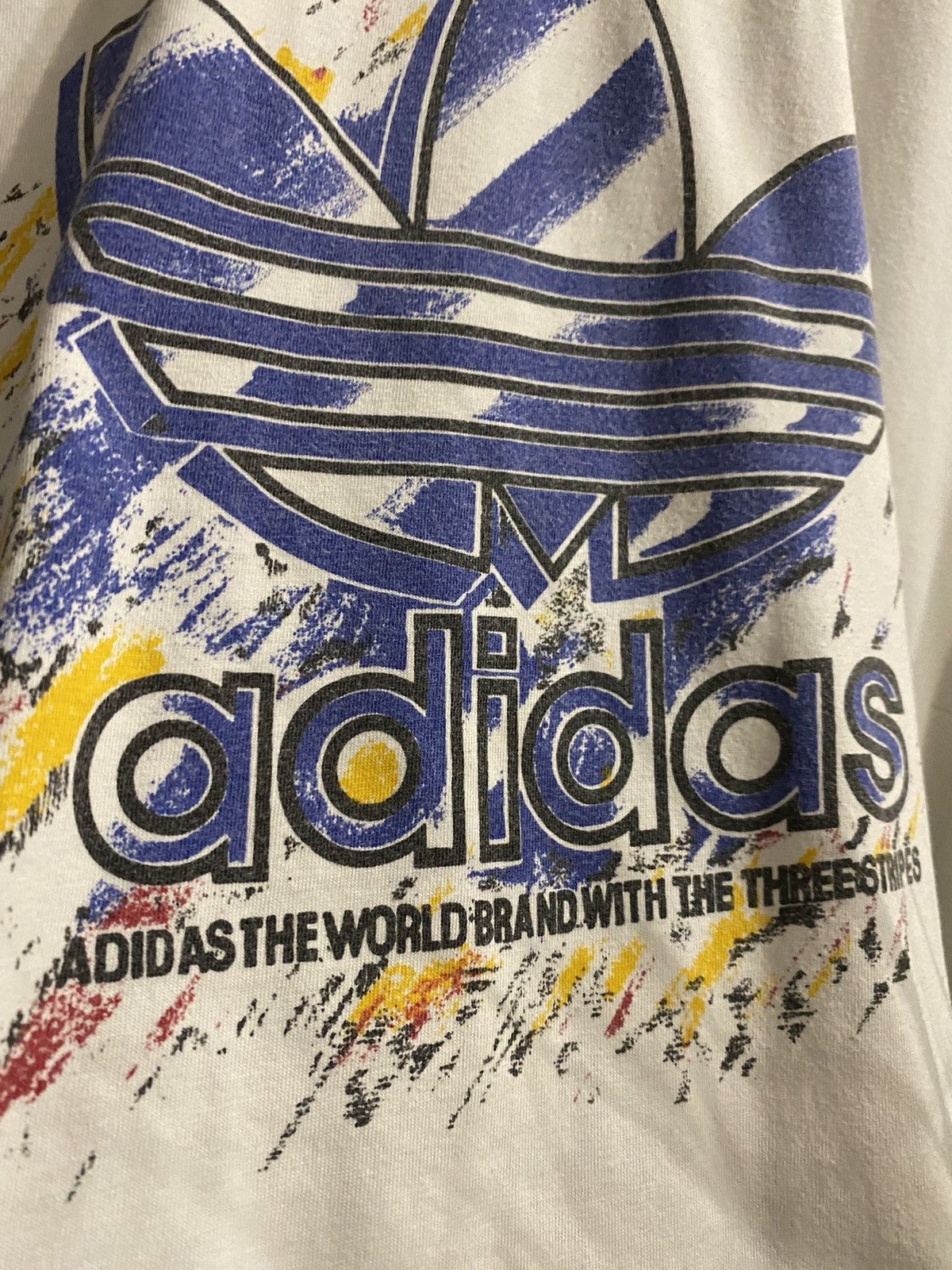 Adidas Rare Vintage T-shirt Adidas 90’s Big Logo Size US S / EU 44-46 / 1 - 3 Thumbnail