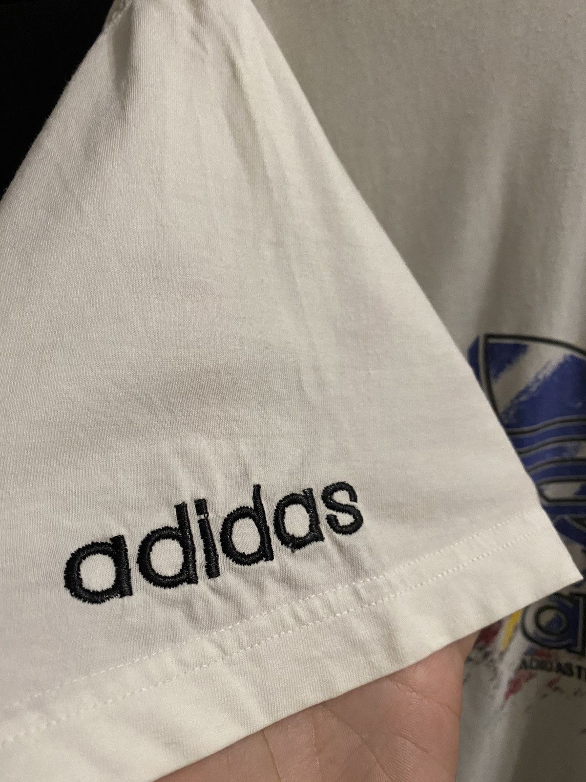 Adidas Rare Vintage T-shirt Adidas 90’s Big Logo Size US S / EU 44-46 / 1 - 4 Thumbnail