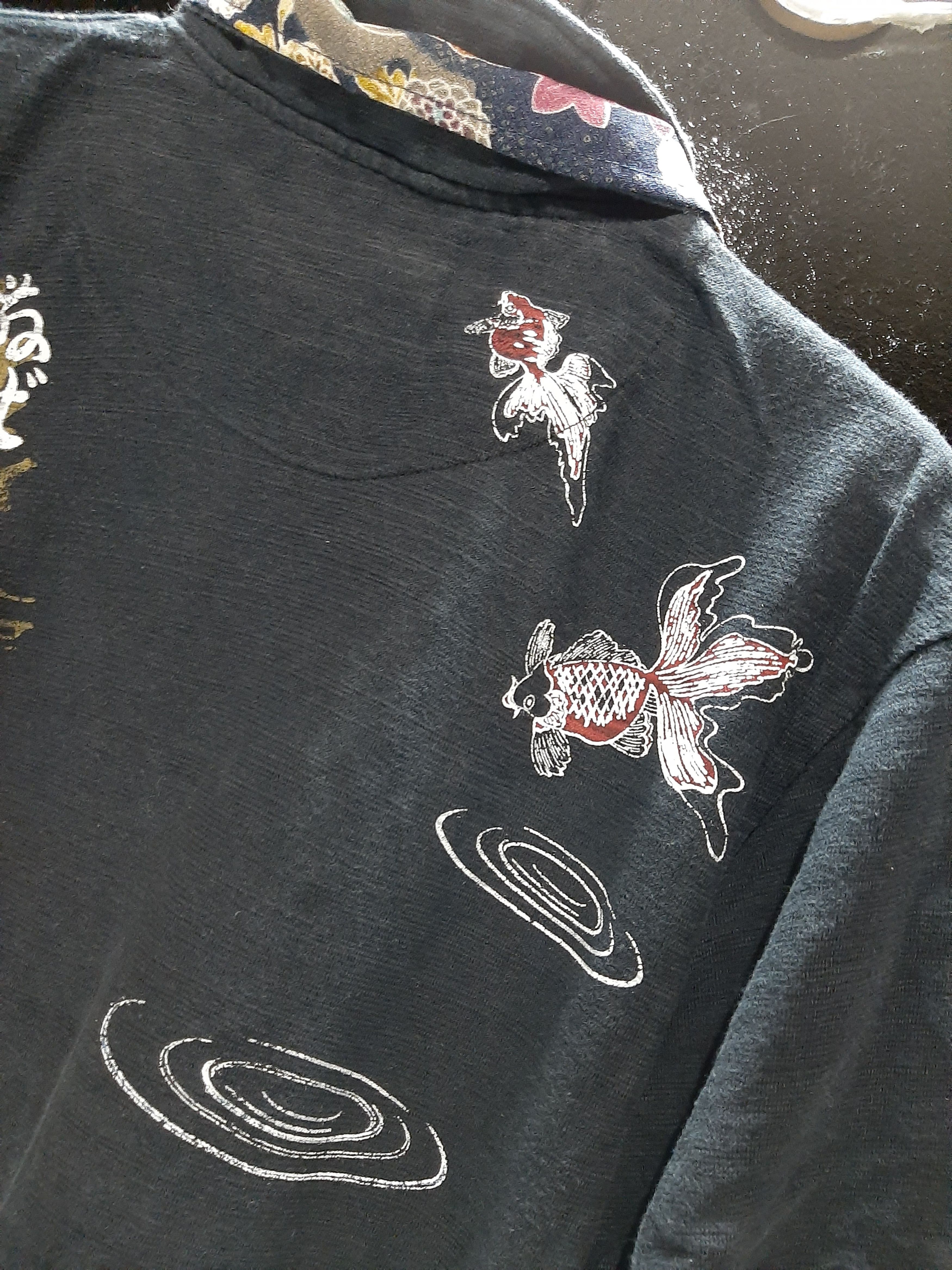 Edition Japan × Japanese Brand JAPANESE GOLD FISH MOTIF SUKAJAN POLO TEE Size US M / EU 48-50 / 2 - 10 Thumbnail