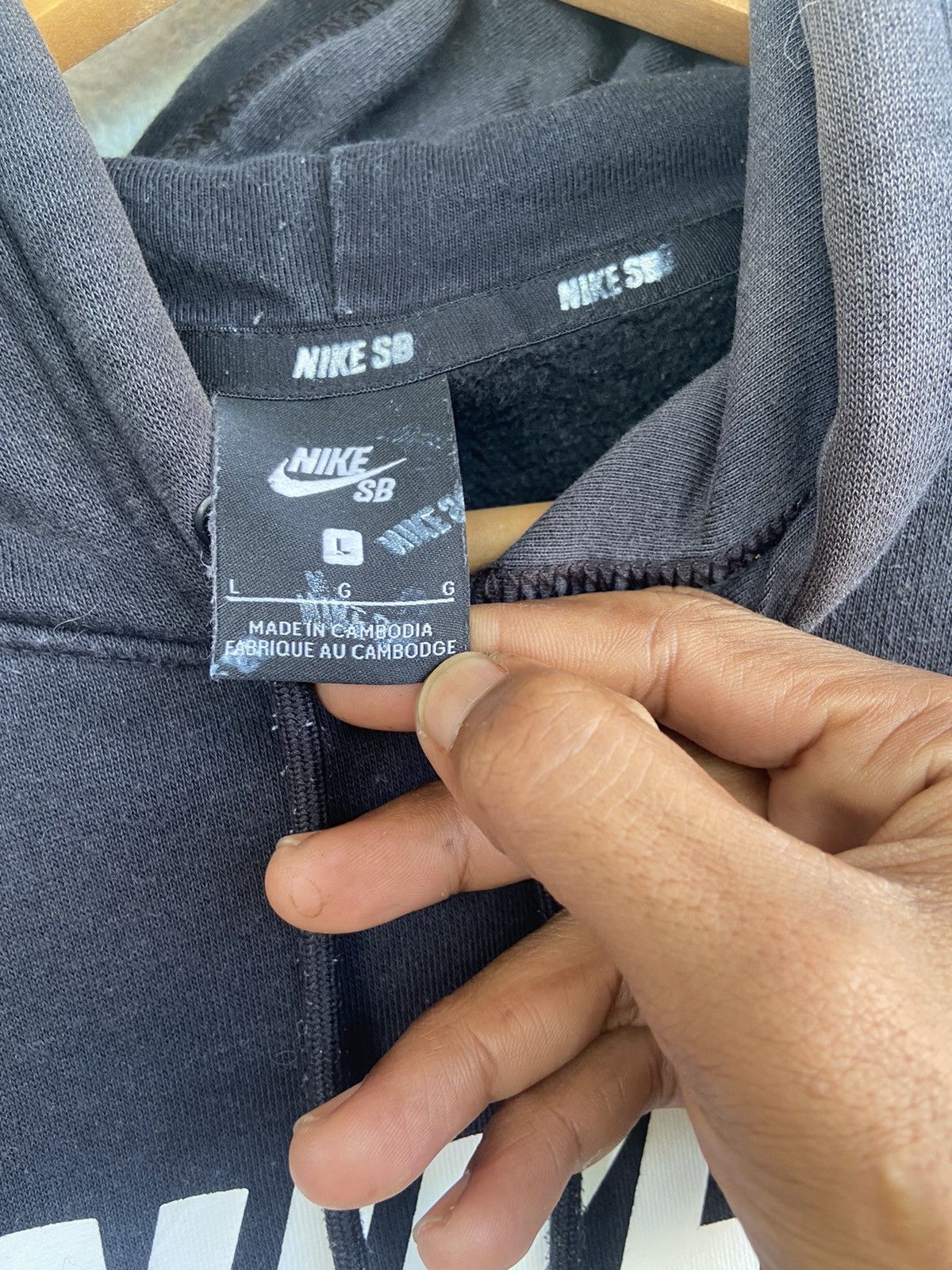 Nike Nike SB Big Logo Hoodie Size US L / EU 52-54 / 3 - 5 Thumbnail