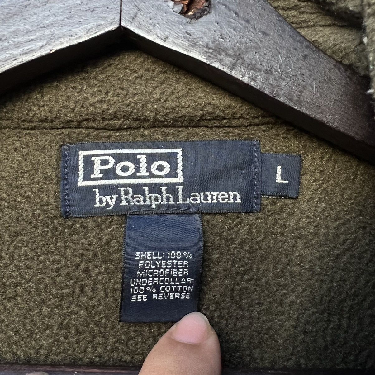 Polo Ralph Lauren VINTAGE FLEECE JACKET POLO RALPH LAUREN Size US L / EU 52-54 / 3 - 13 Thumbnail