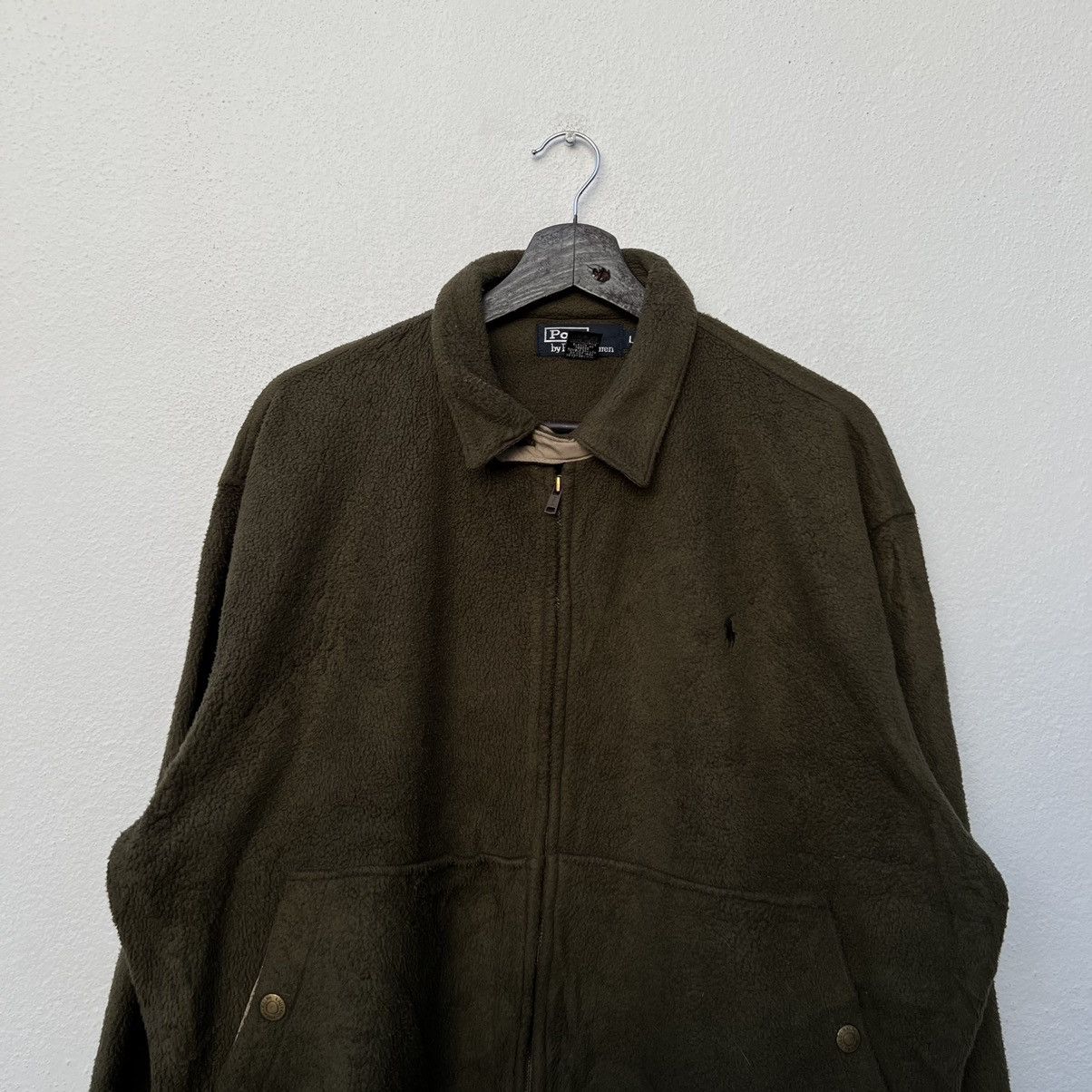 Polo Ralph Lauren VINTAGE FLEECE JACKET POLO RALPH LAUREN Size US L / EU 52-54 / 3 - 3 Thumbnail